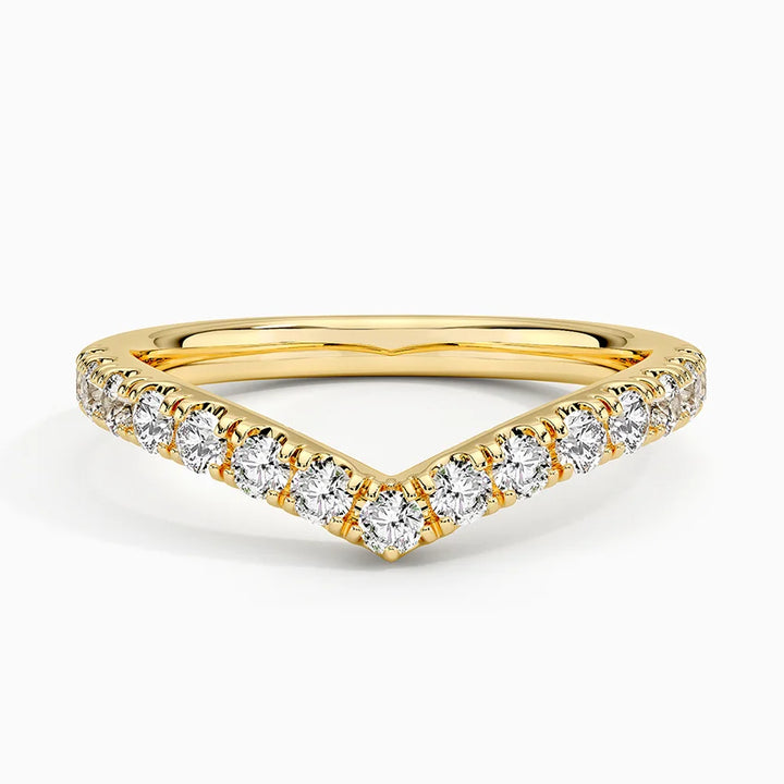 Grand Flair Diamond 0.41ctw Wedding Band Ring - LR42 - Roselle Jewelry