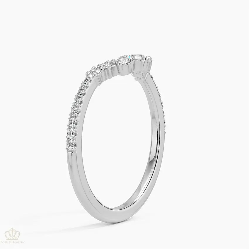 Luxe Aria Contoured Wedding Band Ring - LR106 Camélia™