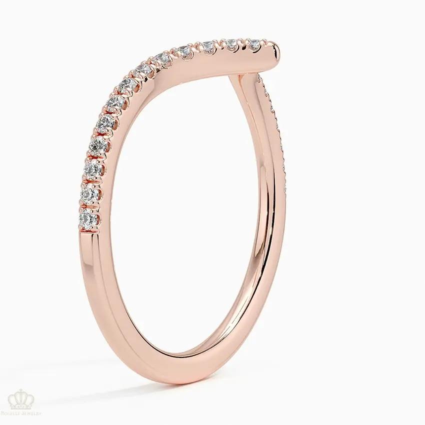 Rhône Open Wedding Band Ring - LR97 Camélia™