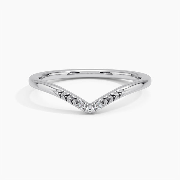 Laurel Contoured Wedding Band Ring - LR78 - Roselle Jewelry