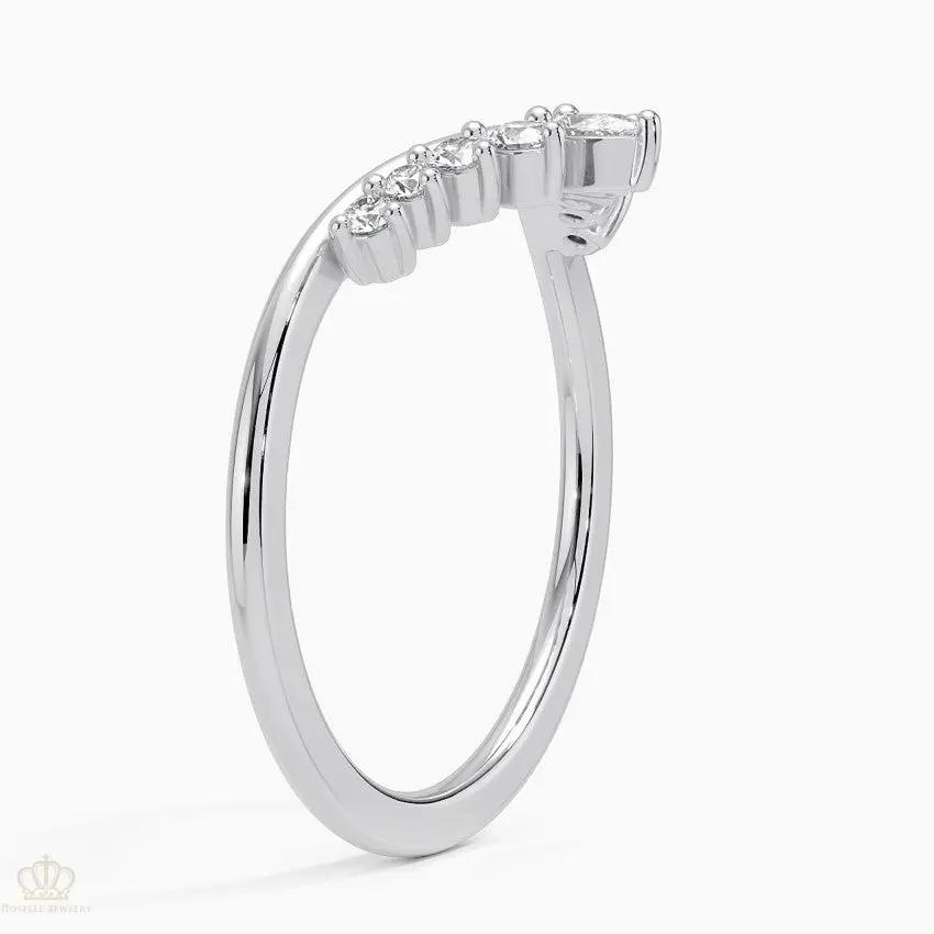 Veronika Wedding Band Ring - LR98 Camélia™