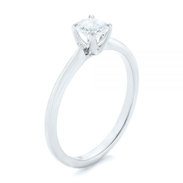 Custom Solitaire Engagement Ring [Setting Only] - EC088 With 2.24 Carat Round Shape Lab Diamond