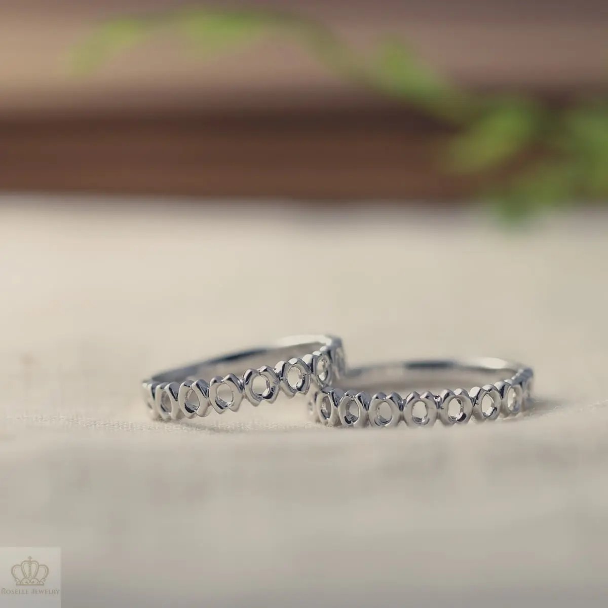 Unique Couple Wedding Ring Set - WM37 CHARLISA™