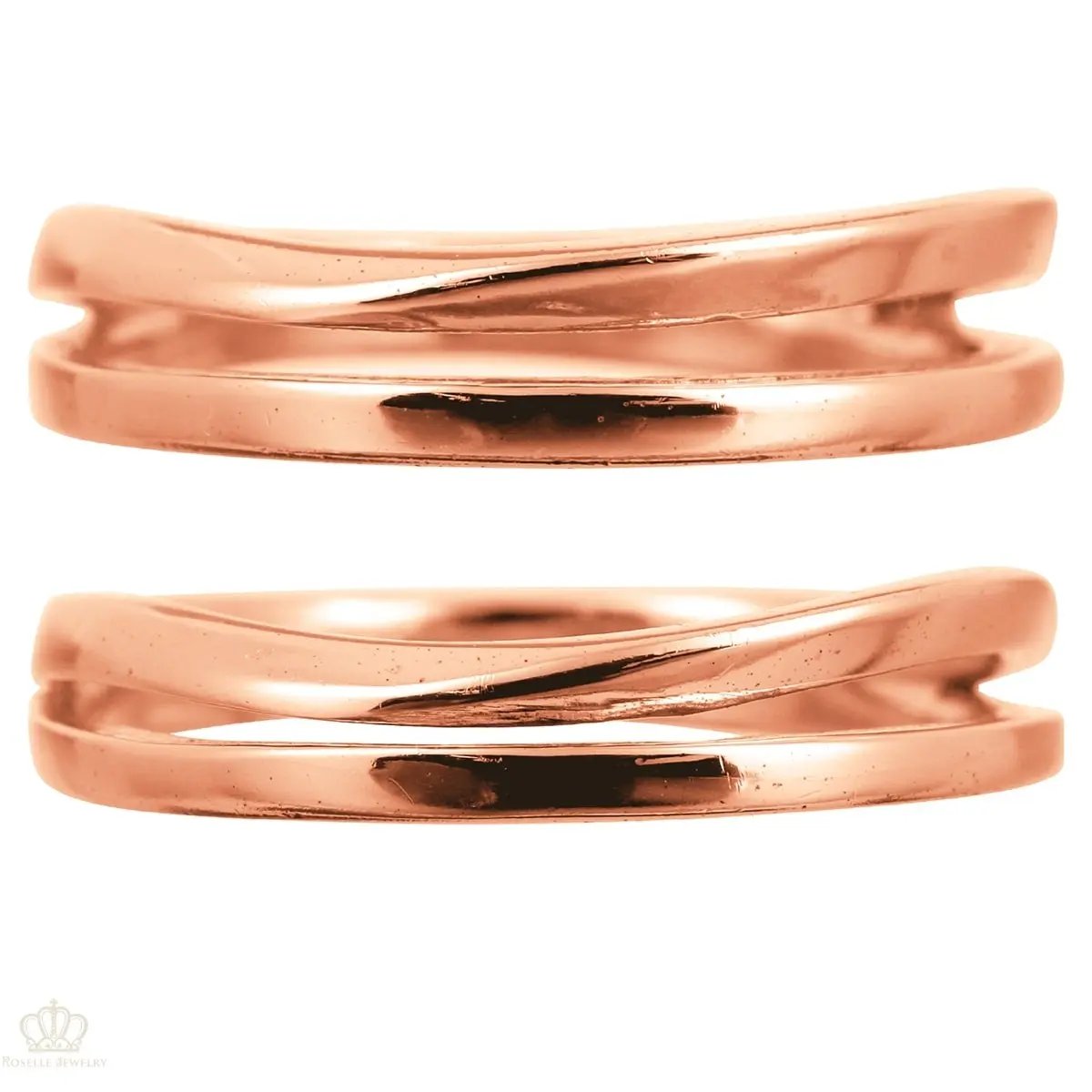 Unique Couple Wedding Ring Set - WM41 CHARLISA™