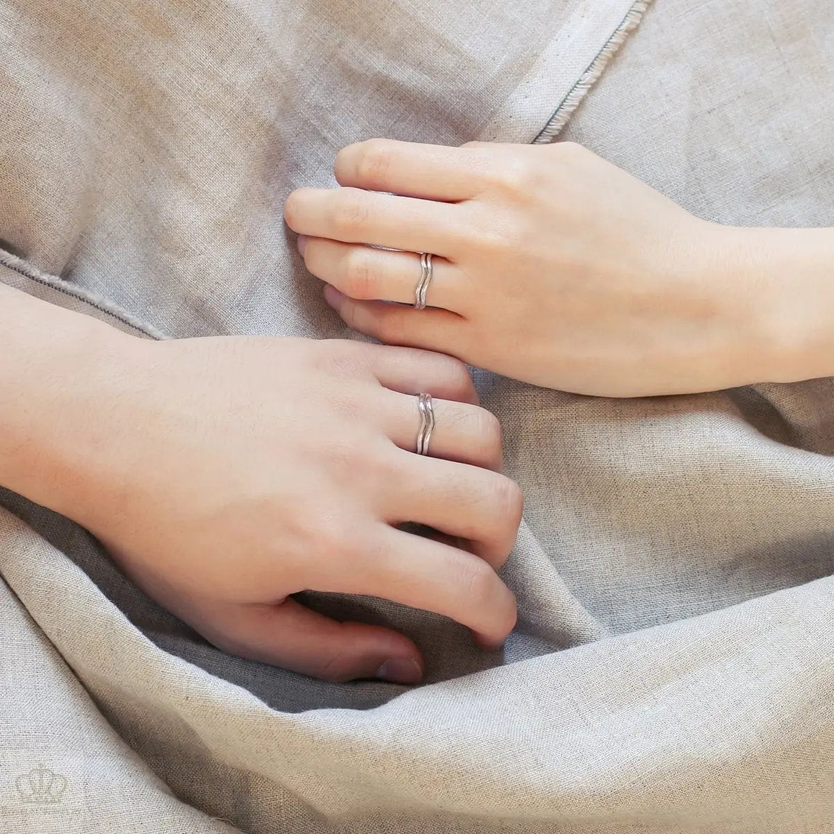 Unique Couple Wedding Ring Set - WM42 CHARLISA™