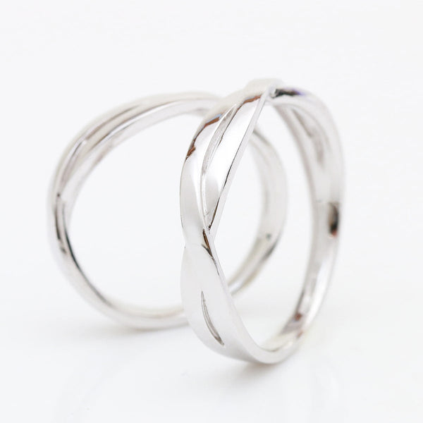 Unique Couple Wedding Ring Set - WM48