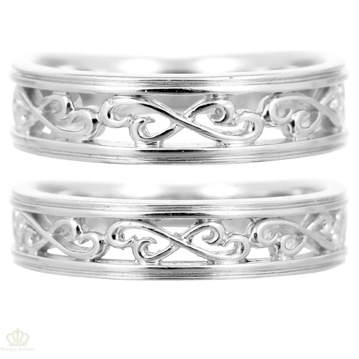 Unique Couple Wedding Ring Set - WM54 CHARLISA™