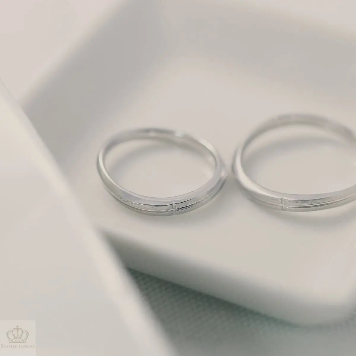 Unique Couple Wedding Ring Set - WM55 CHARLISA™