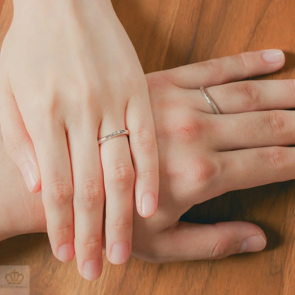 Unique Couple Wedding Ring Set - WM58 CHARLISA™