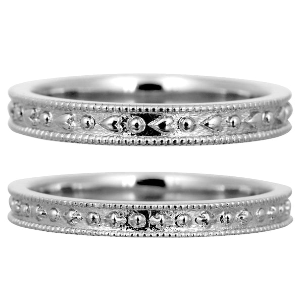 Unique Couple Wedding Ring Set - WM62