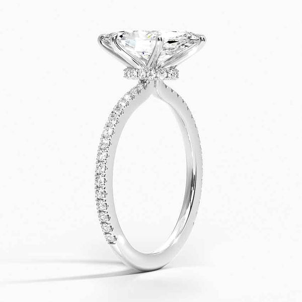 Marquise Demi Diamond Engagement Ring [Setting Only] - EC110M
