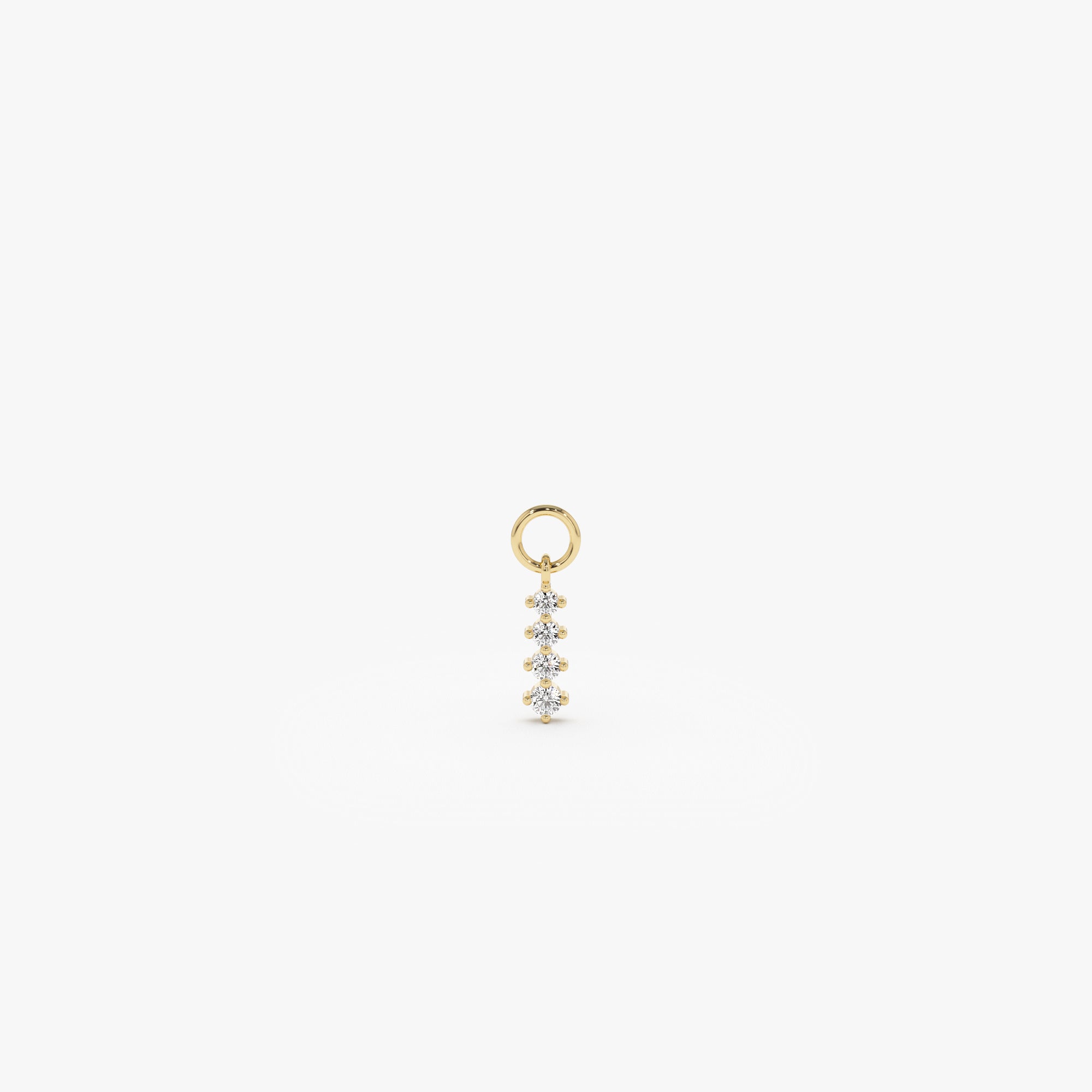 OBFJ1061 - 14k Journey Hoop Charm 1