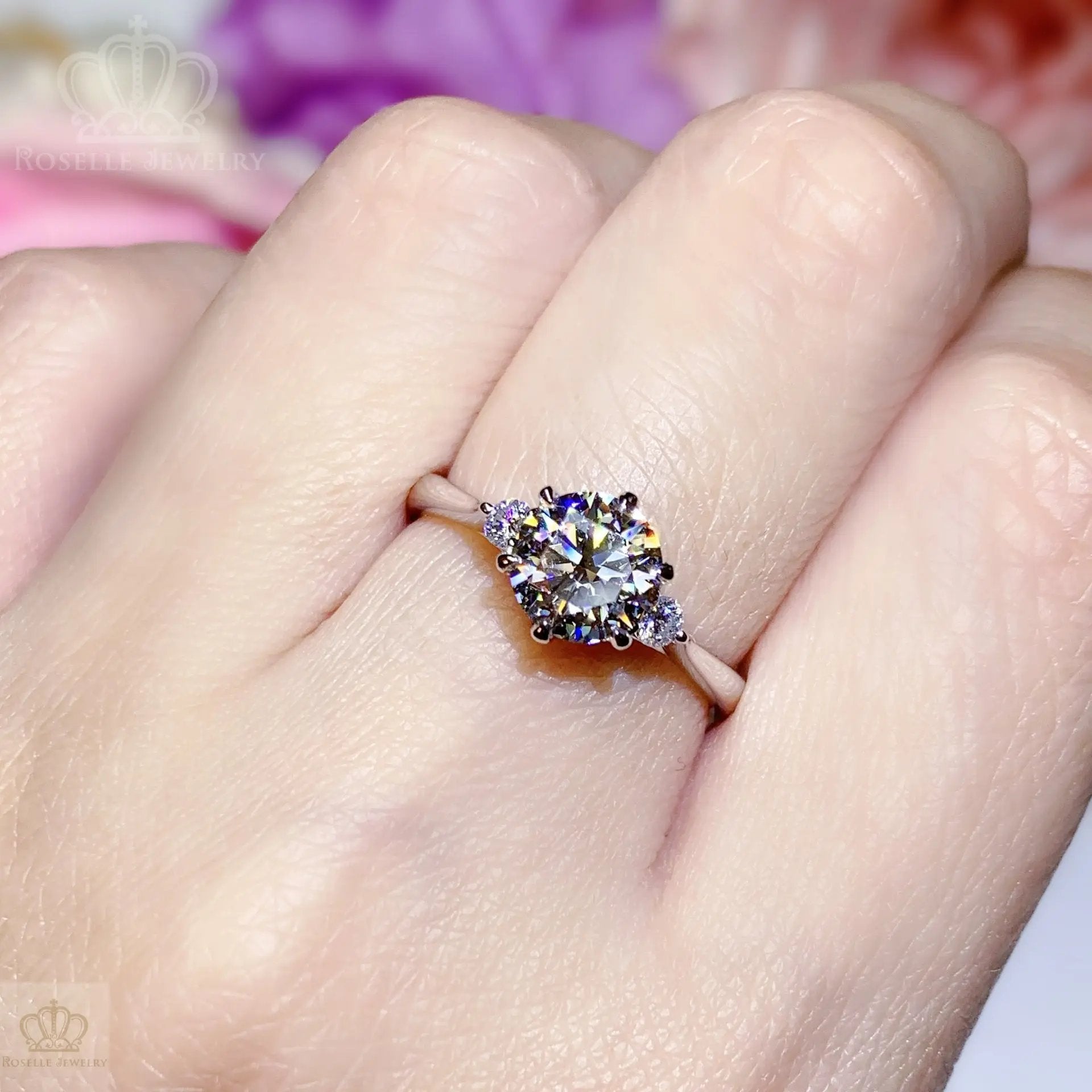 Three Stone Diamond Engagement Ring [Setting Only] - KV16S CHARLISA™