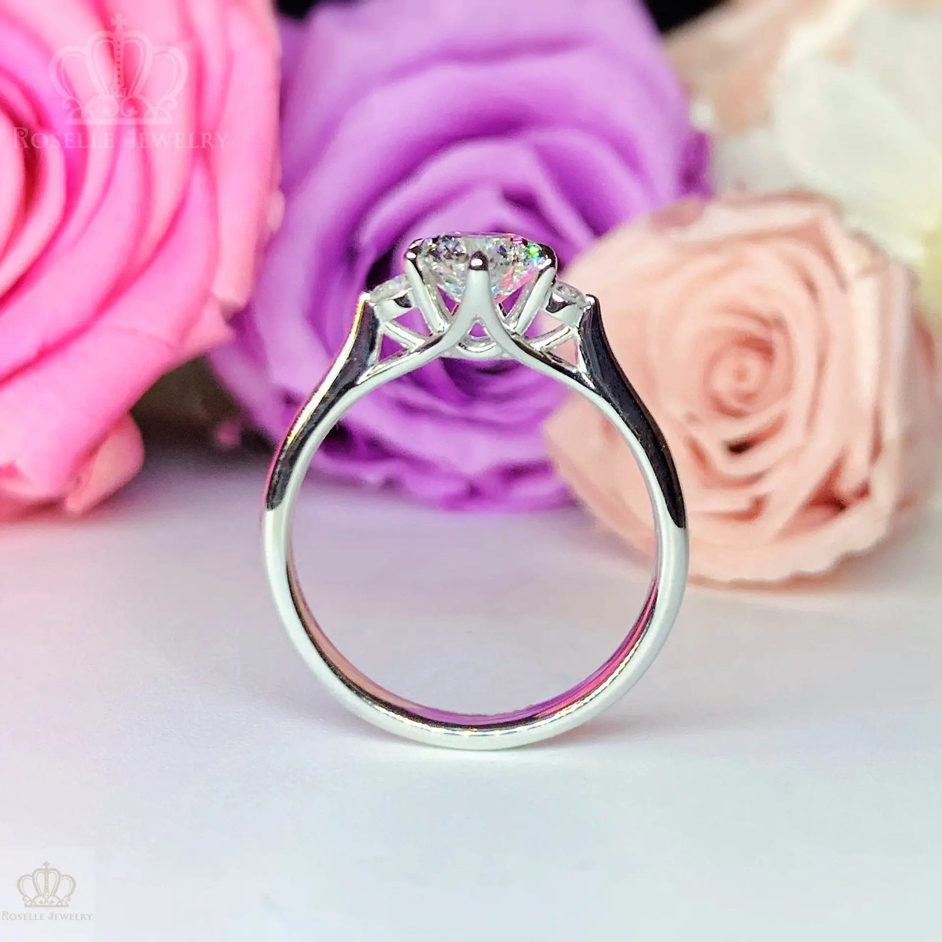 Three Stone Diamond Engagement Ring [Setting Only] - KV16S CHARLISA™