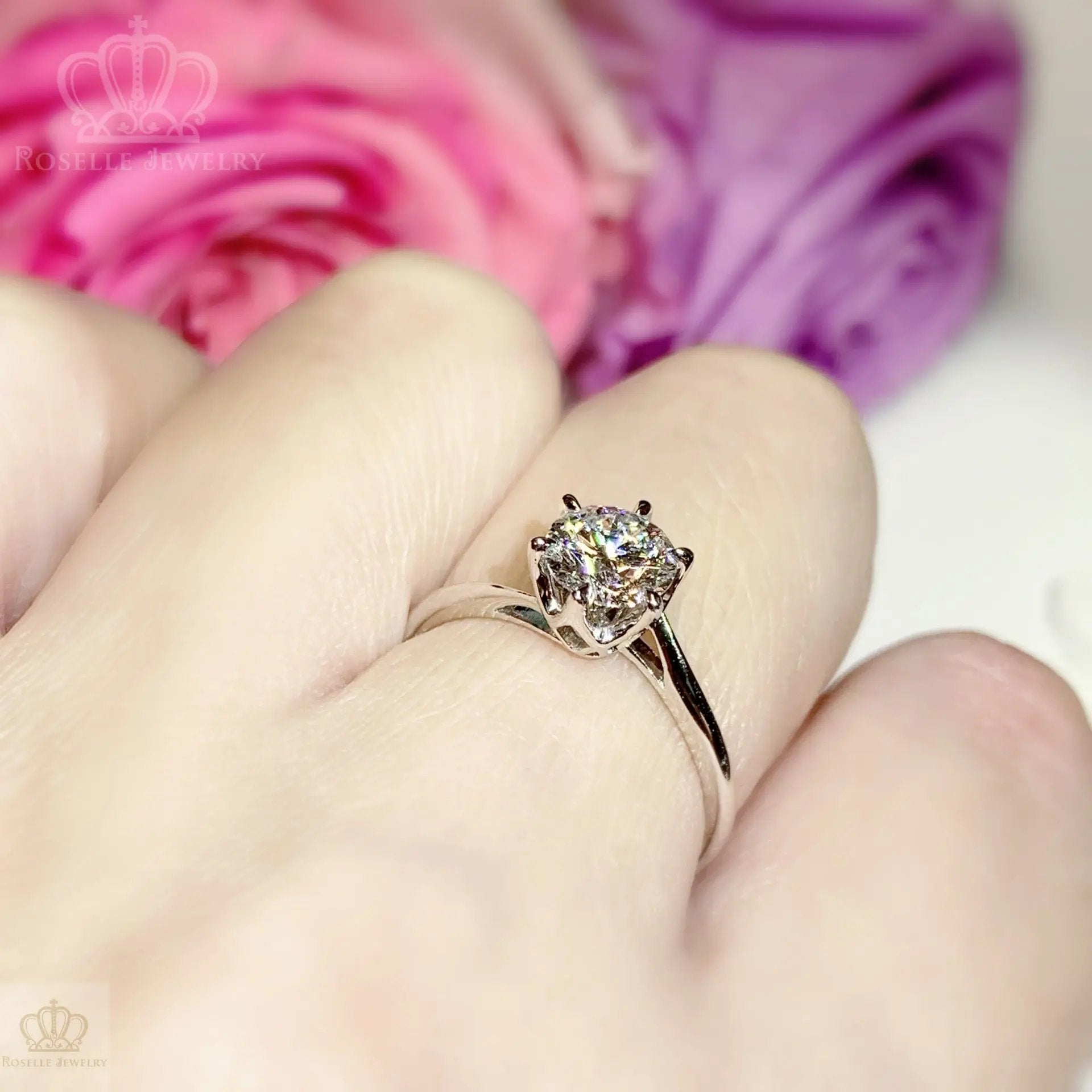 LGR045 - [Setting Only] Twist Solitaire Engagement Ring CHARLISA™