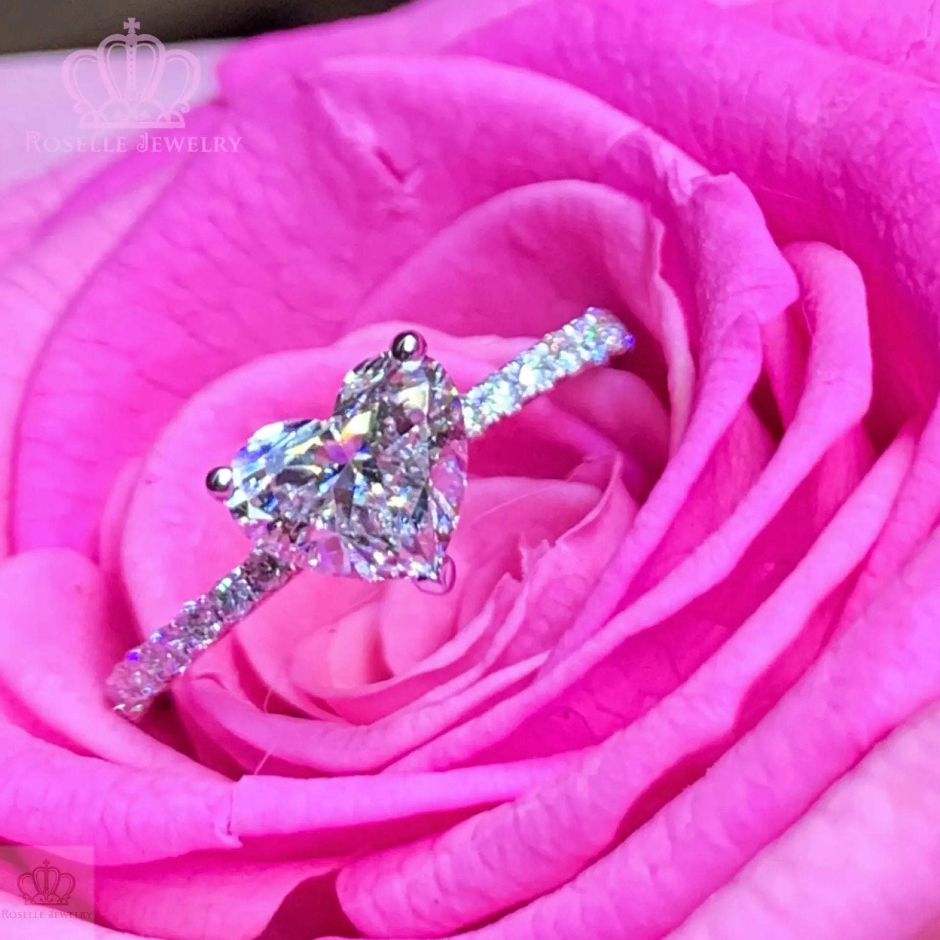 LGR008 -  [Setting Only] Side Stone Diamond Engagement Ring CHARLISA™