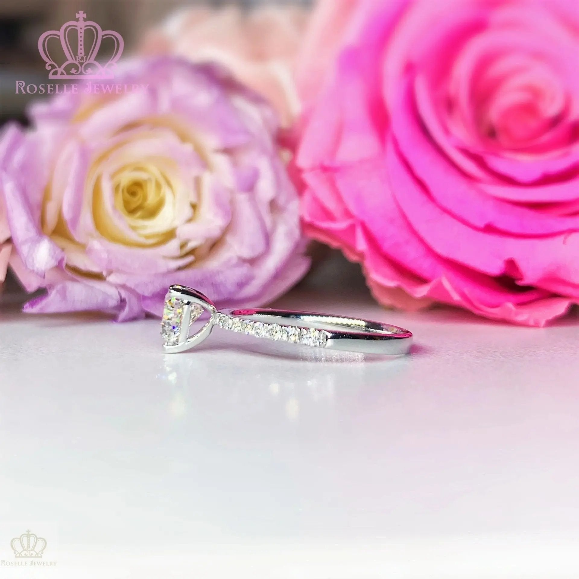 LGR008 -  [Setting Only] Side Stone Diamond Engagement Ring CHARLISA™