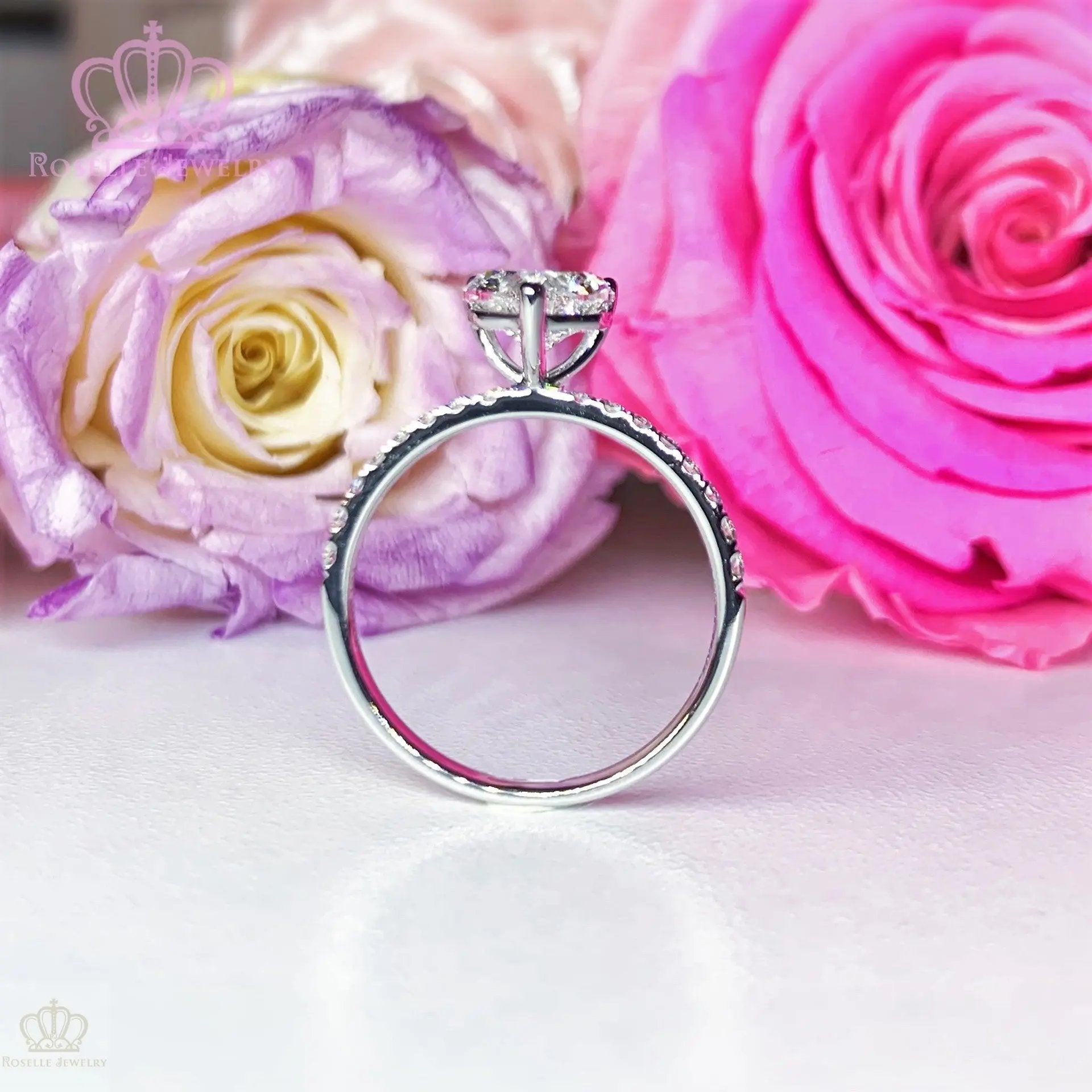 LGR008 -  [Setting Only] Side Stone Diamond Engagement Ring CHARLISA™