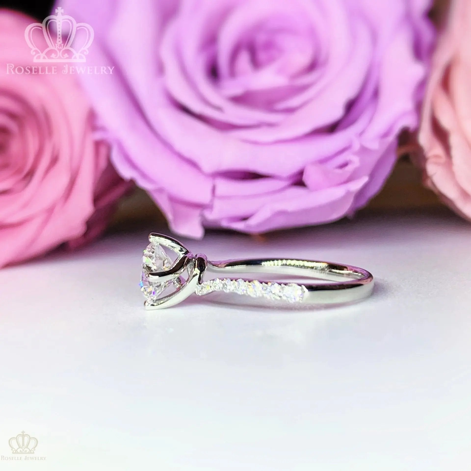 Twist Side Stone Diamond Ring [Setting Only] - LGR111s CHARLISA™