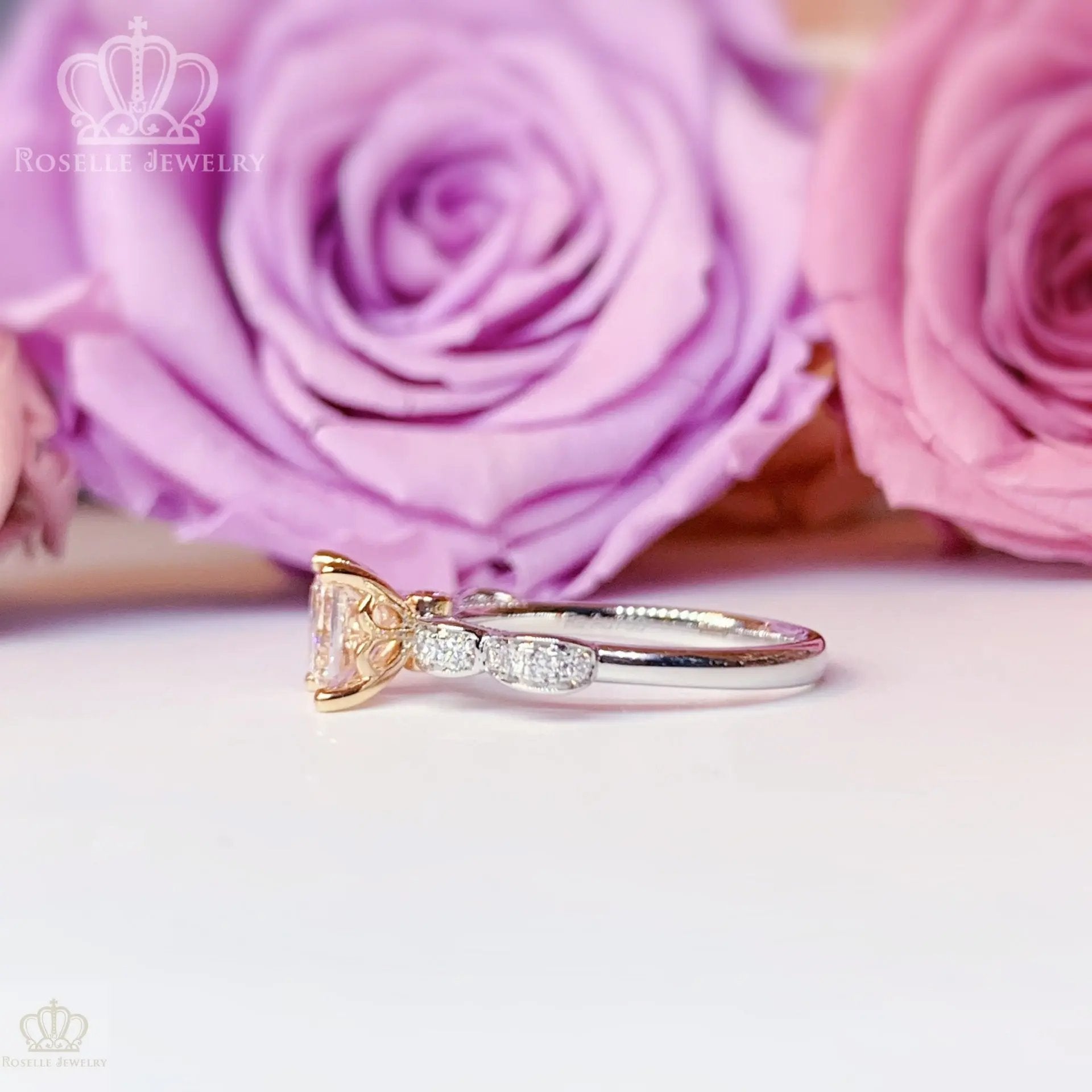 KTB6 - [Setting Only] Side Stone Diamond Bow Engagement Ring CHARLISA™