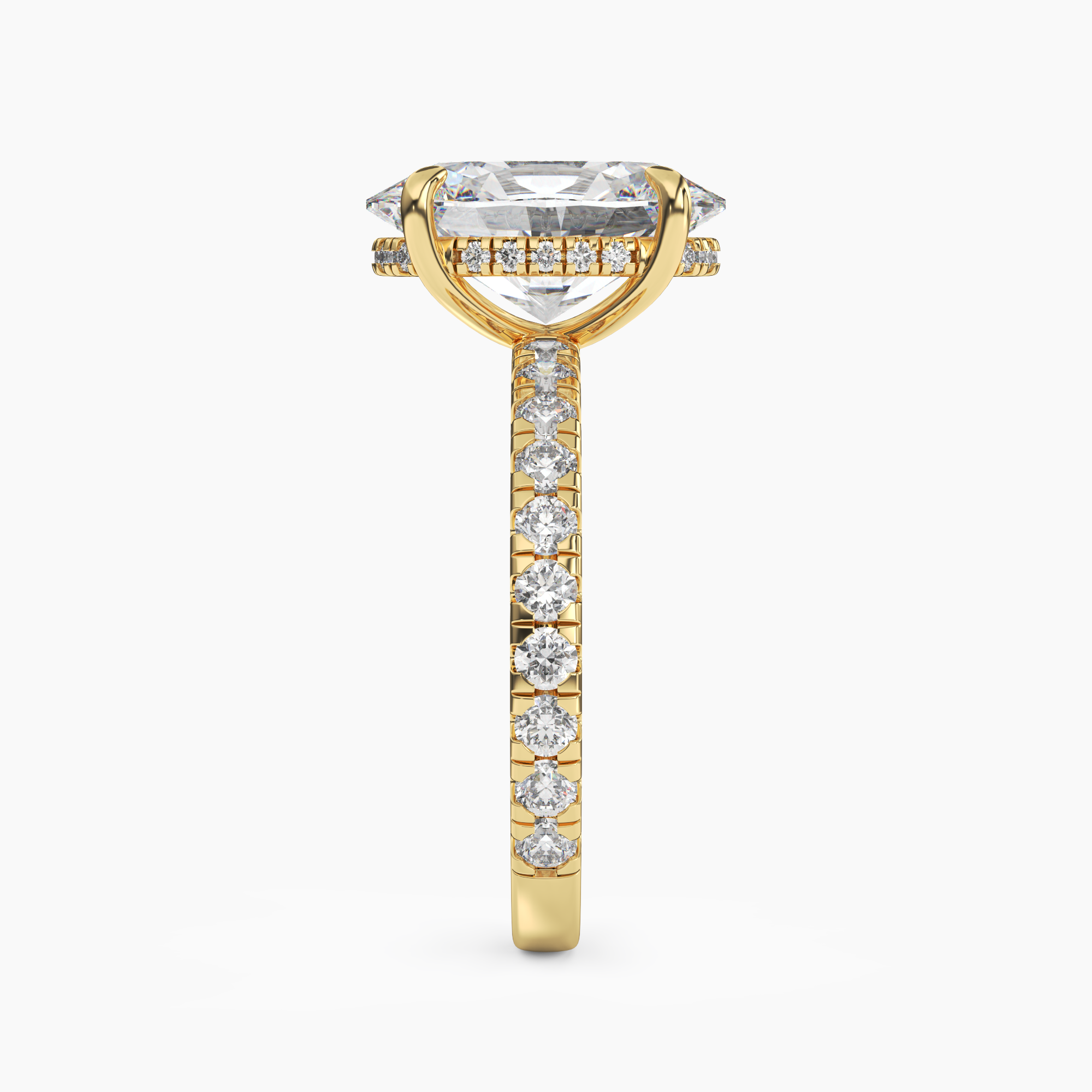 OBSER125 - Breeze Oval engagement ring setting view 6