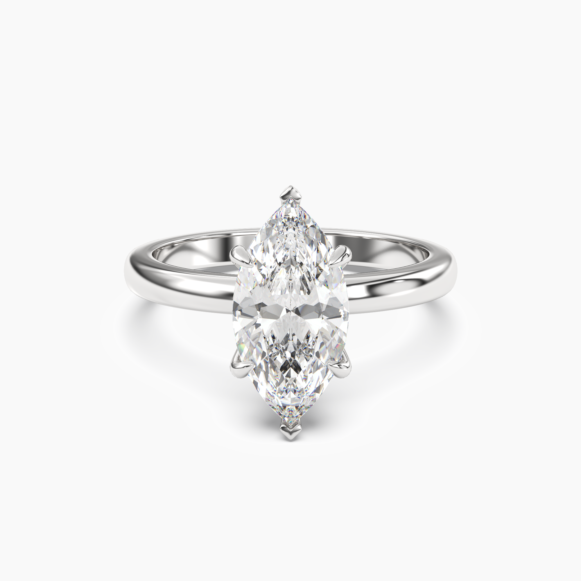 OBSER012 - Lyric Marquise engagement ring setting view 1