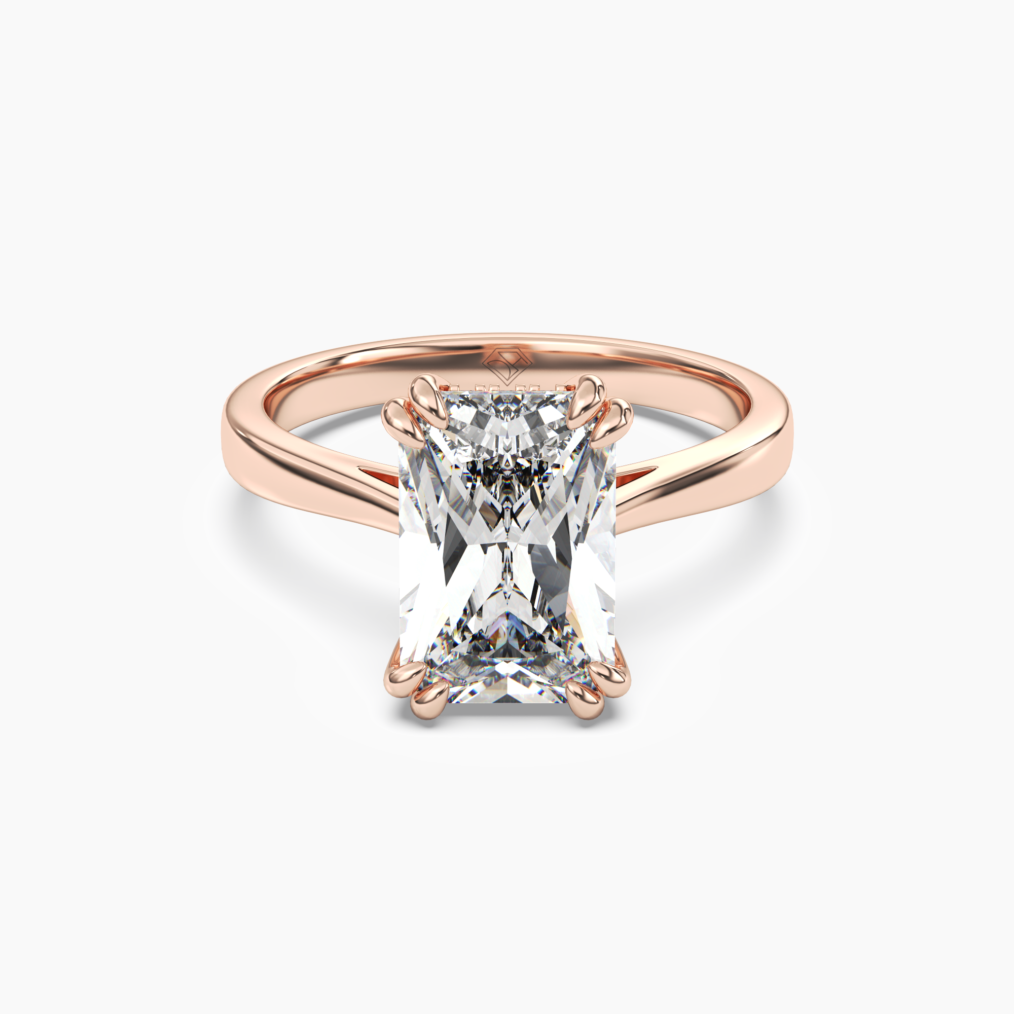 OBSER056 - Meadow Radiant engagement ring setting view 7