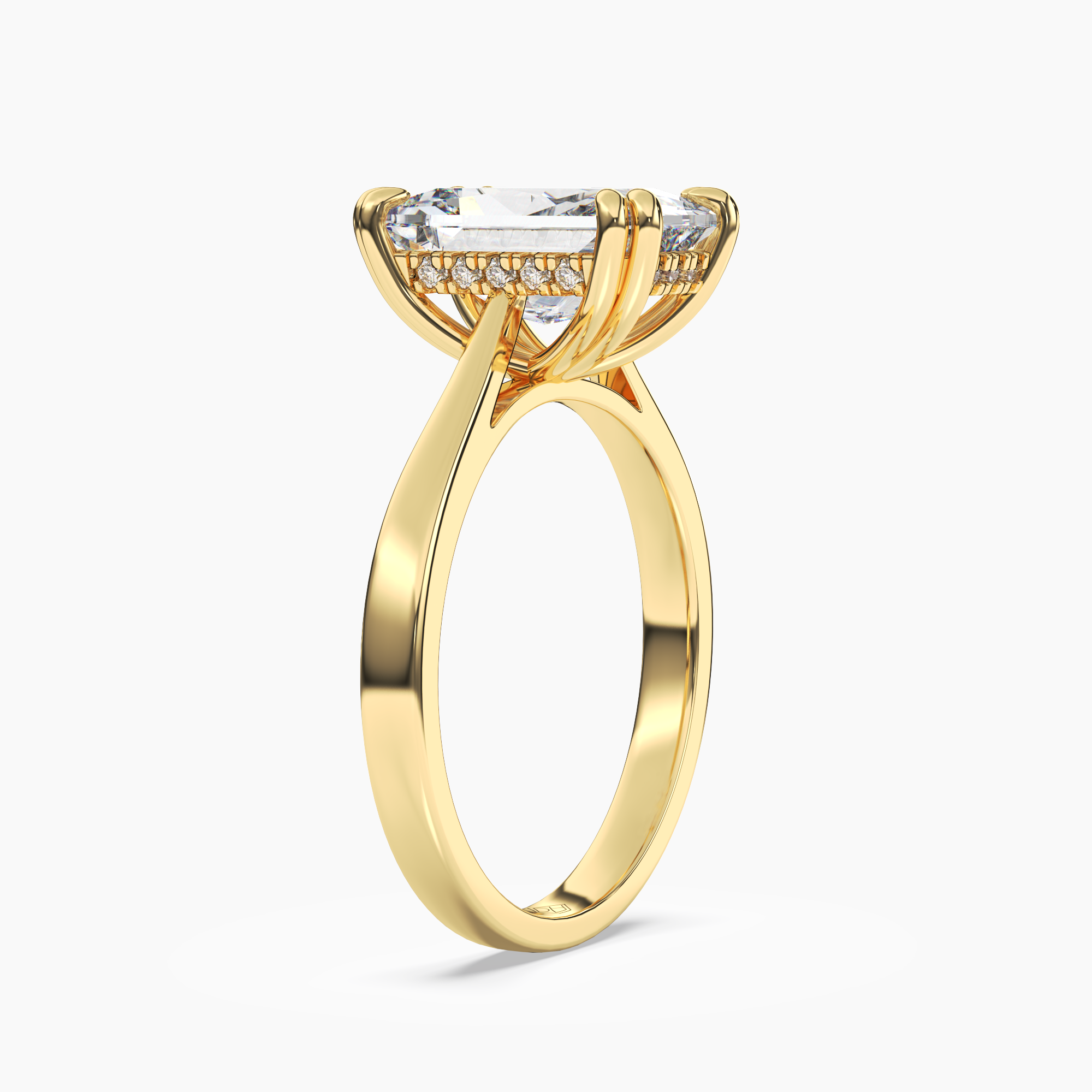 OBSER056 - Meadow Radiant engagement ring setting view 5