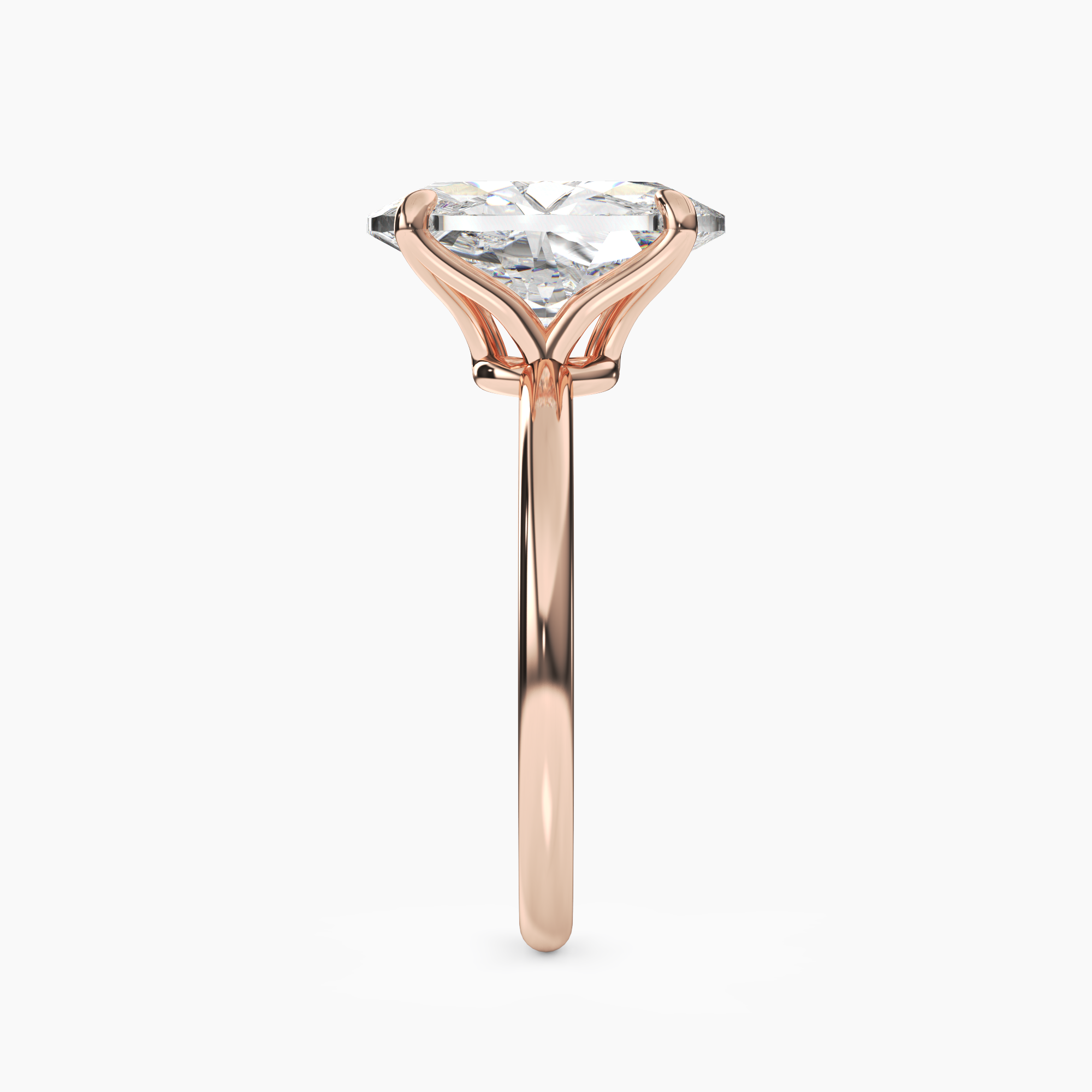 OBSER044 - Brielle Oval engagement ring setting view 9