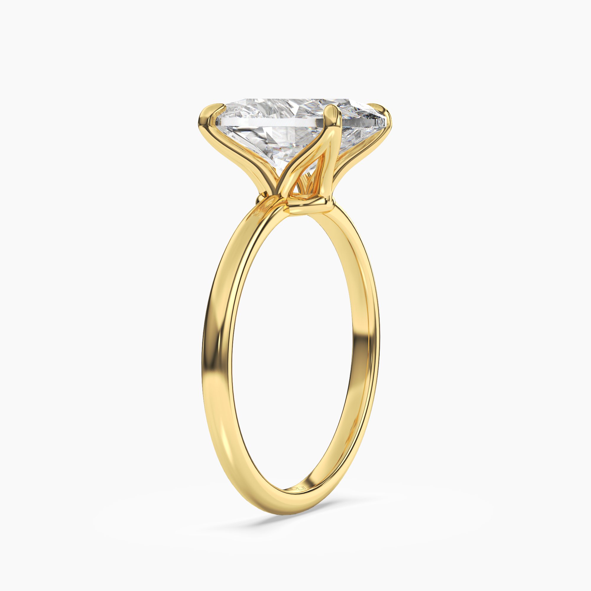 OBSER044 - Brielle Oval engagement ring setting view 5