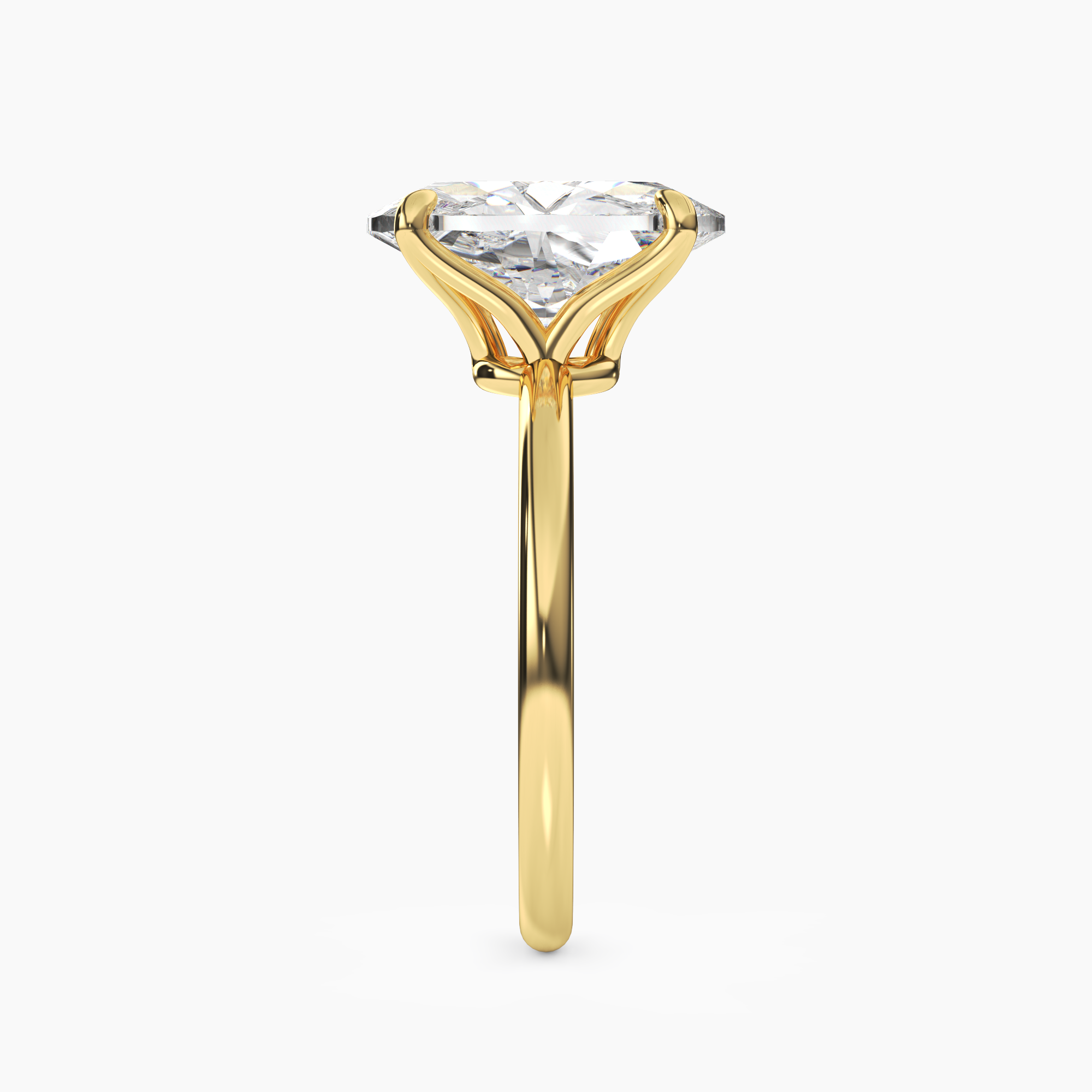 OBSER044 - Brielle Oval engagement ring setting view 6