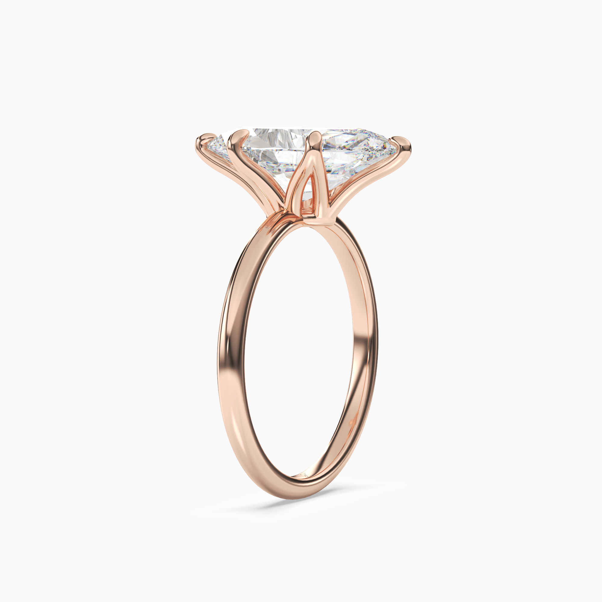 OBSER008 - Eden Marquise engagement ring setting view 8