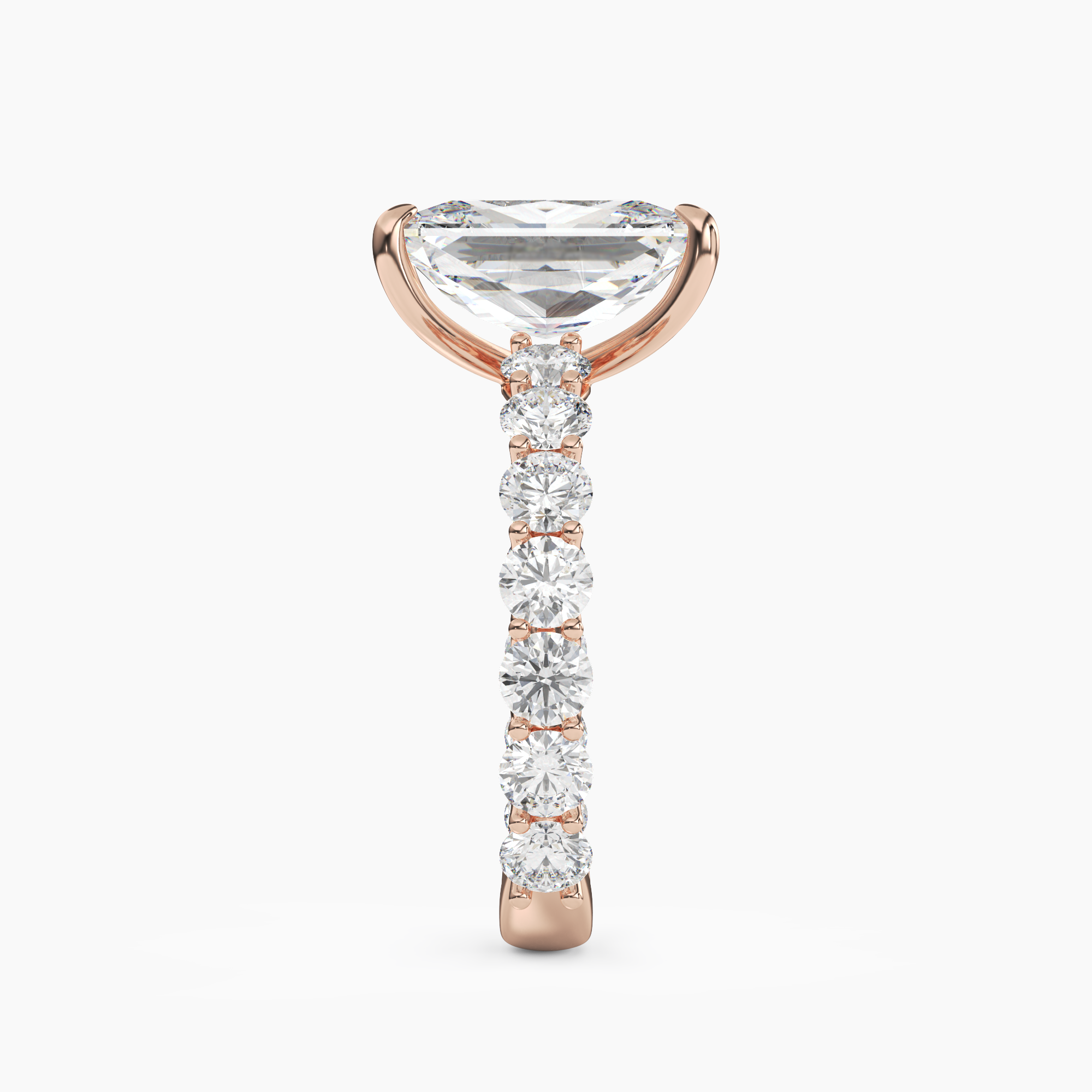 OBSER051 - Blossom Radiant engagement ring setting view 9
