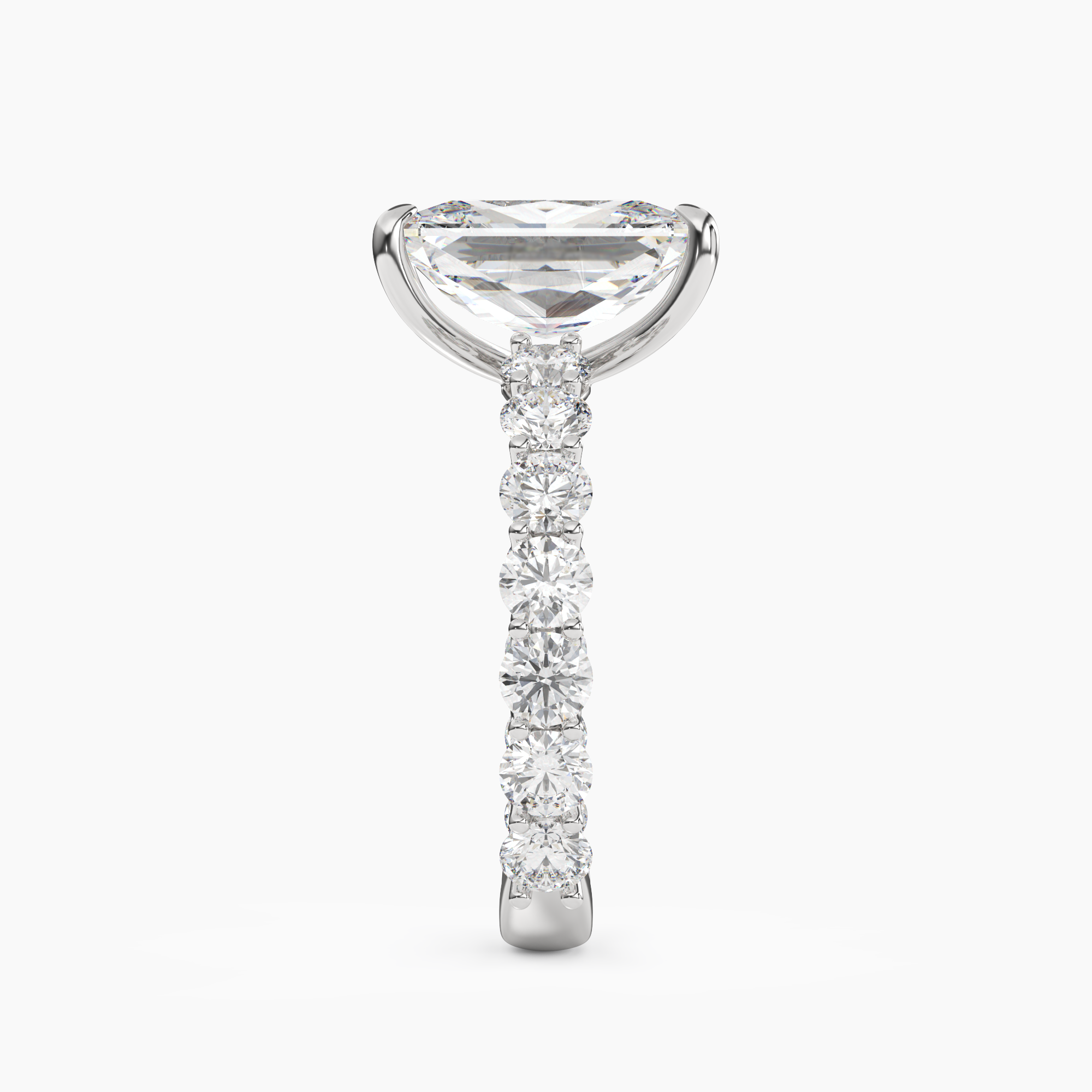 OBSER051 - Blossom Radiant engagement ring setting view 3