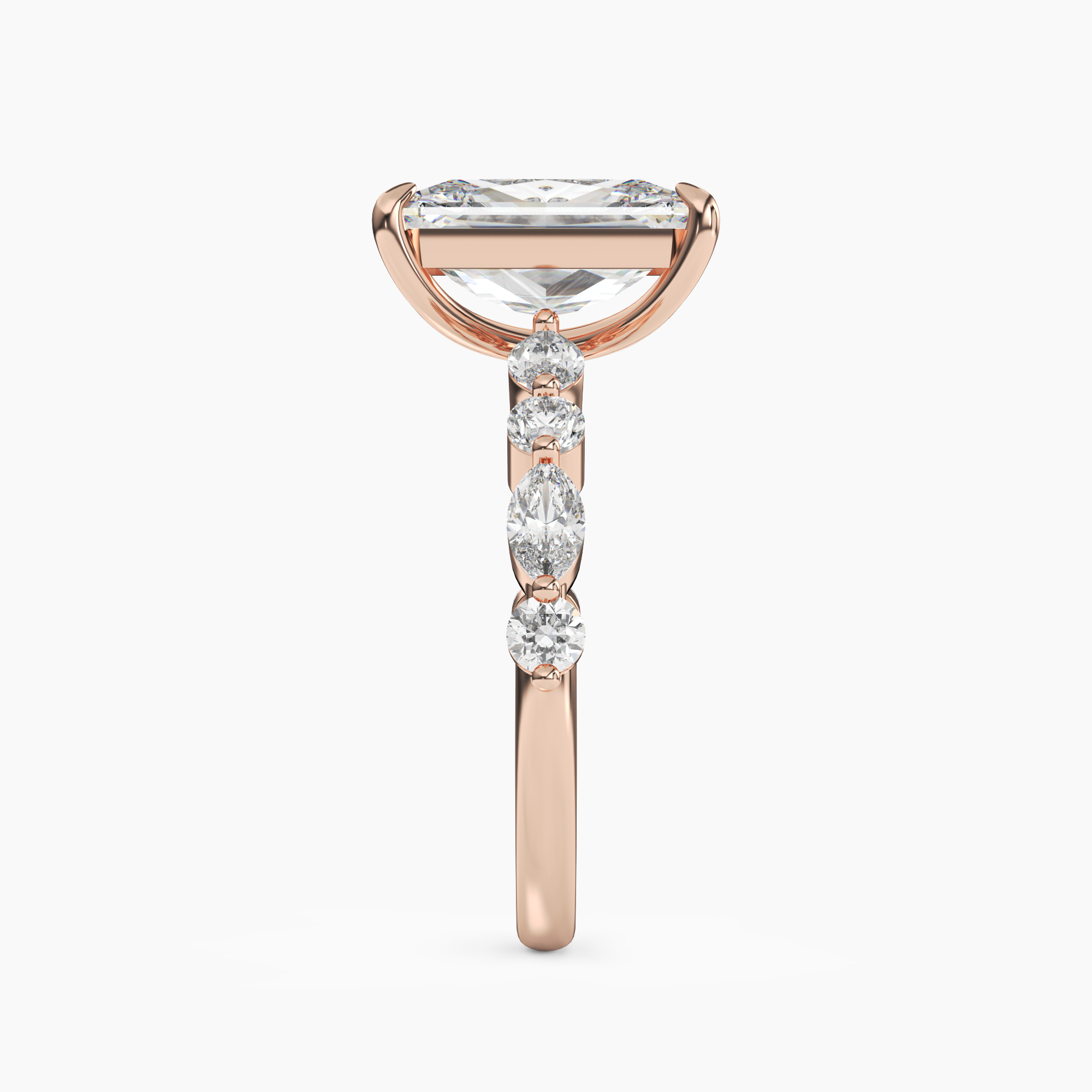 OBSER207 - Aster Radiant engagement ring setting view 9