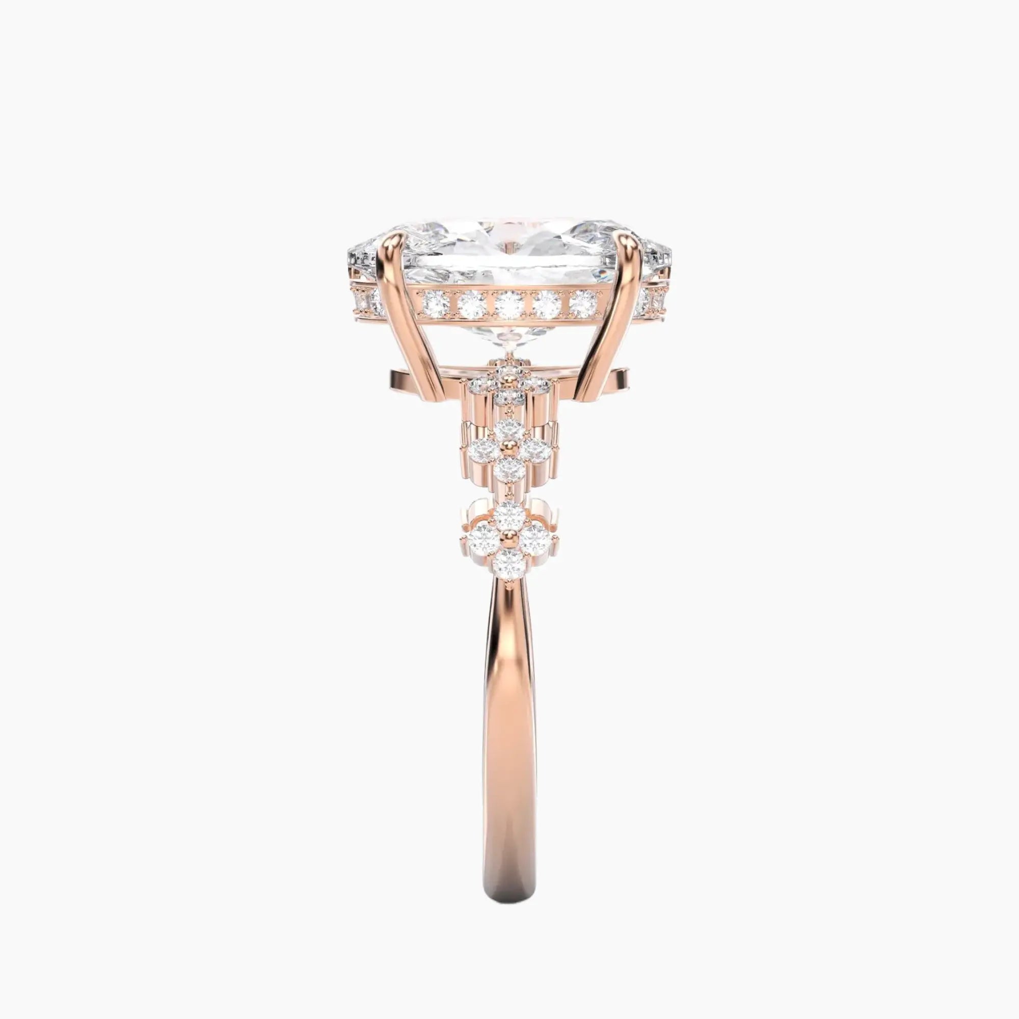 OBSER203 - Starveil Oval engagement ring setting view 9