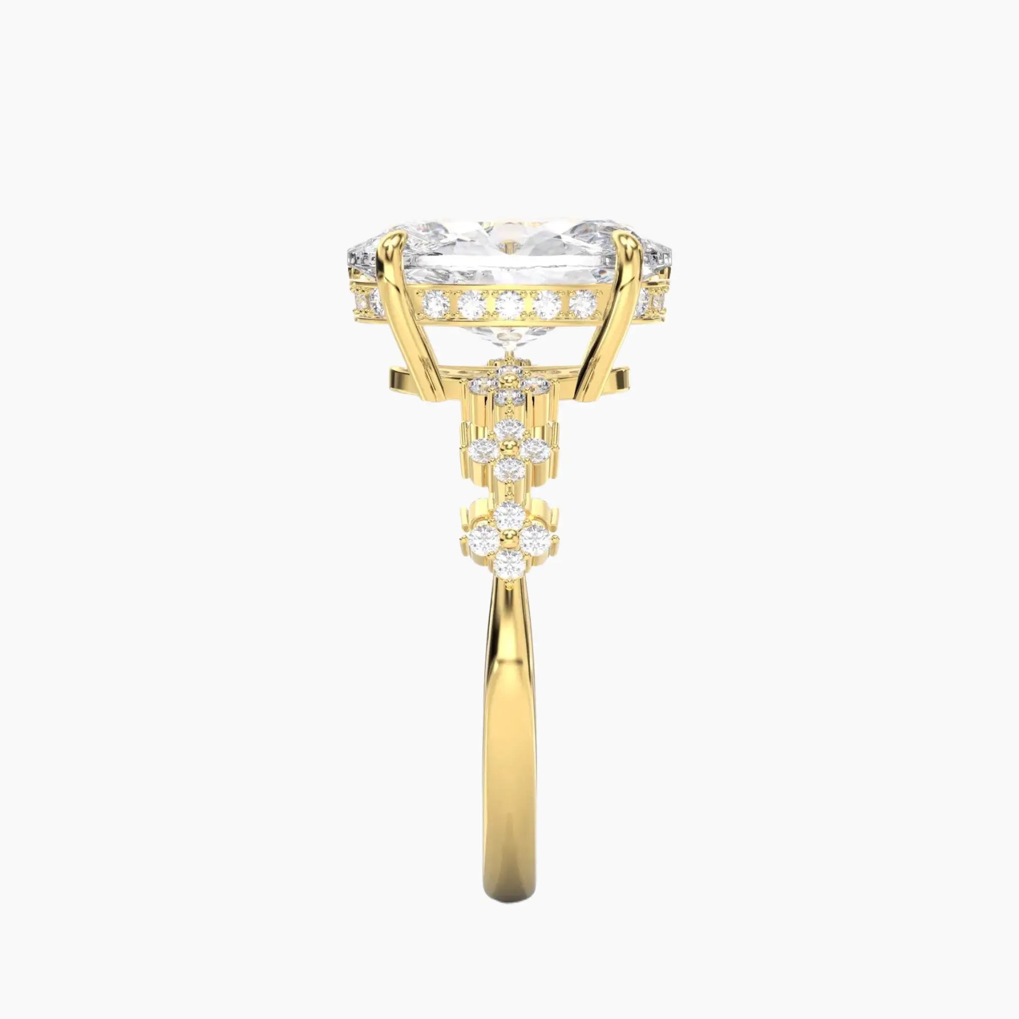OBSER203 - Starveil Oval engagement ring setting view 6