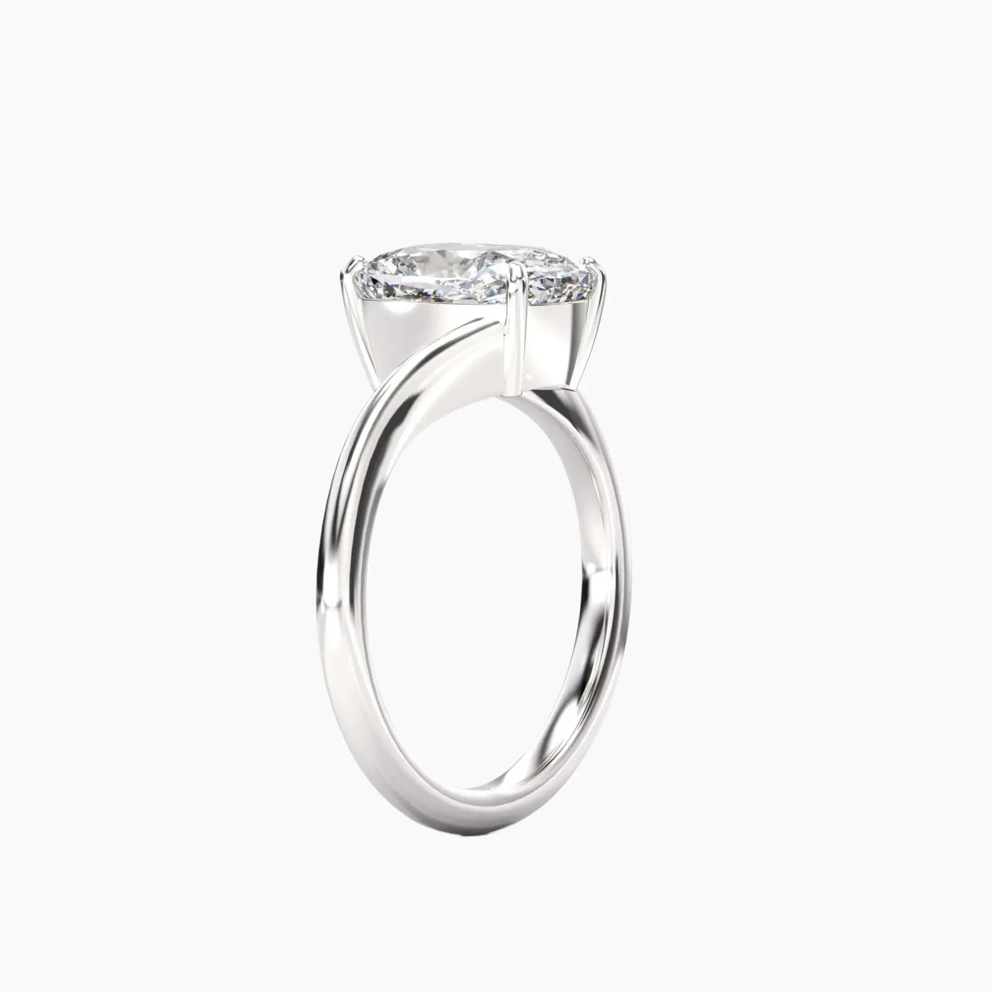 OBSER200 - Whisper Cushion engagement ring setting view 2