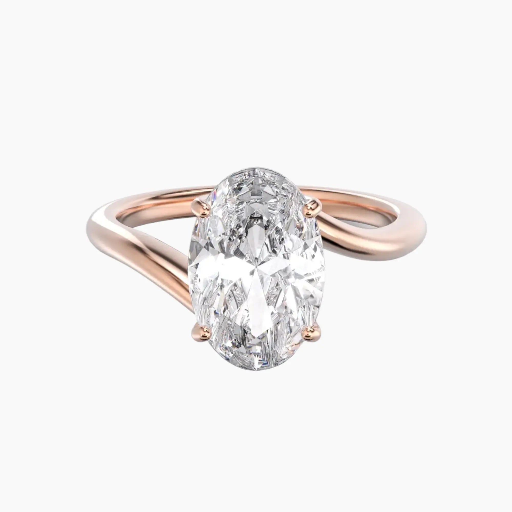 OBSER199 - Whisper Oval engagement ring setting view 7