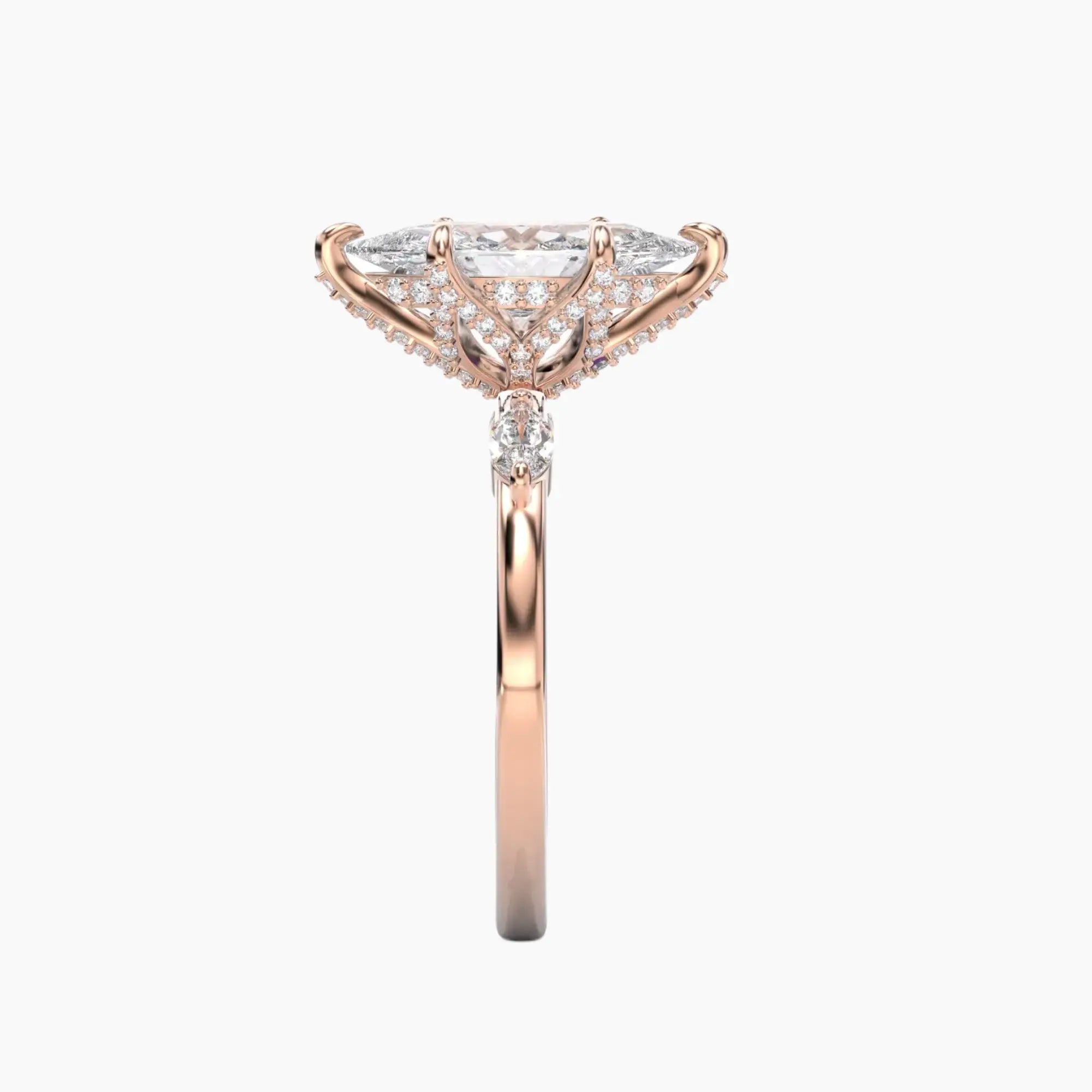 OBSER076 - Auracle Marquise engagement ring setting view 9