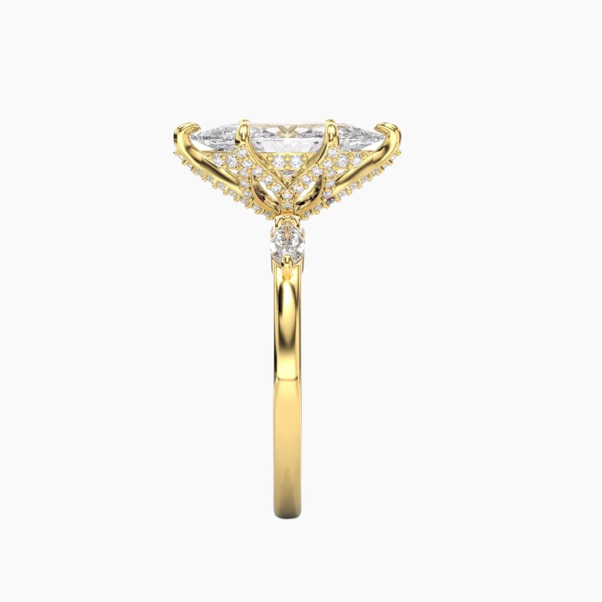 OBSER076 - Auracle Marquise engagement ring setting view 6