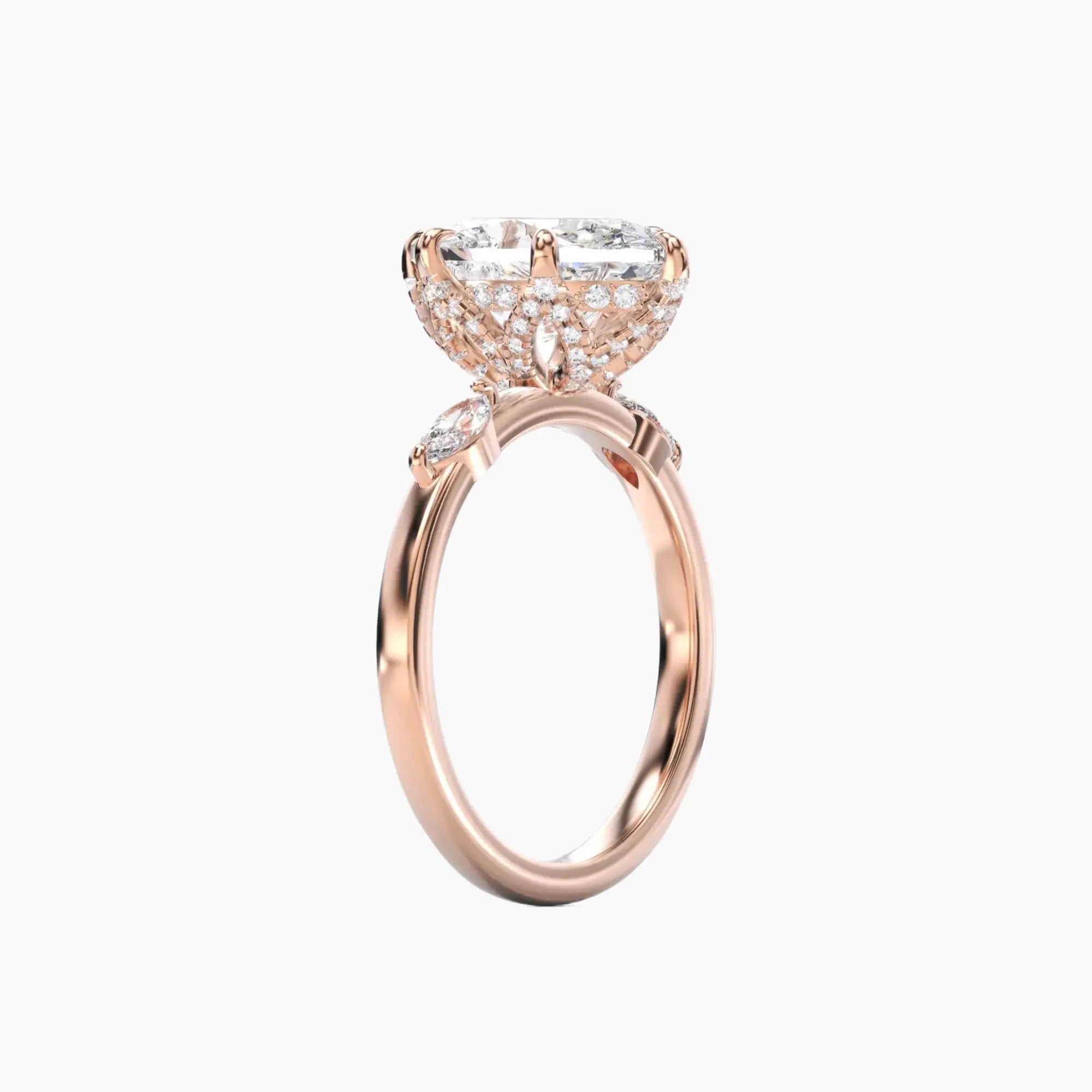 OBSER030 - Auracle Oval engagement ring setting view 8