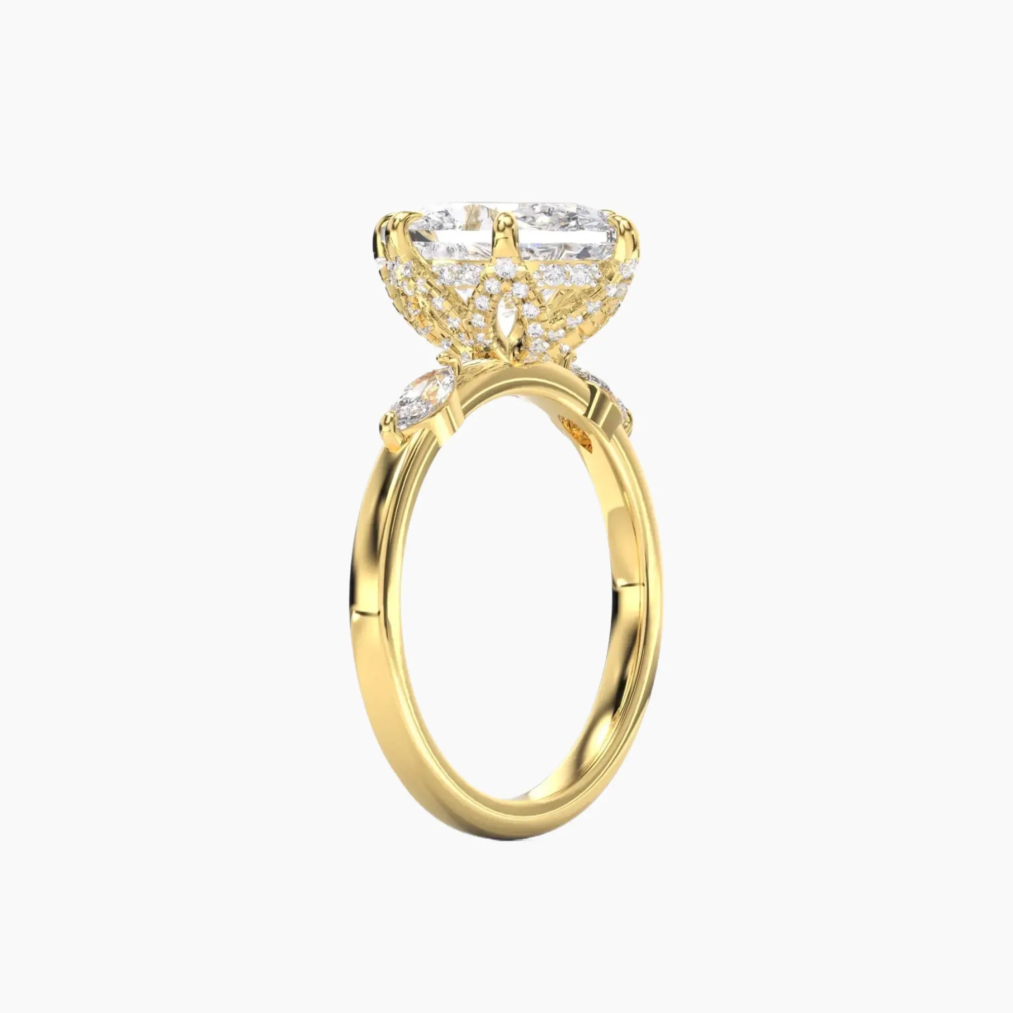 OBSER030 - Auracle Oval engagement ring setting view 5
