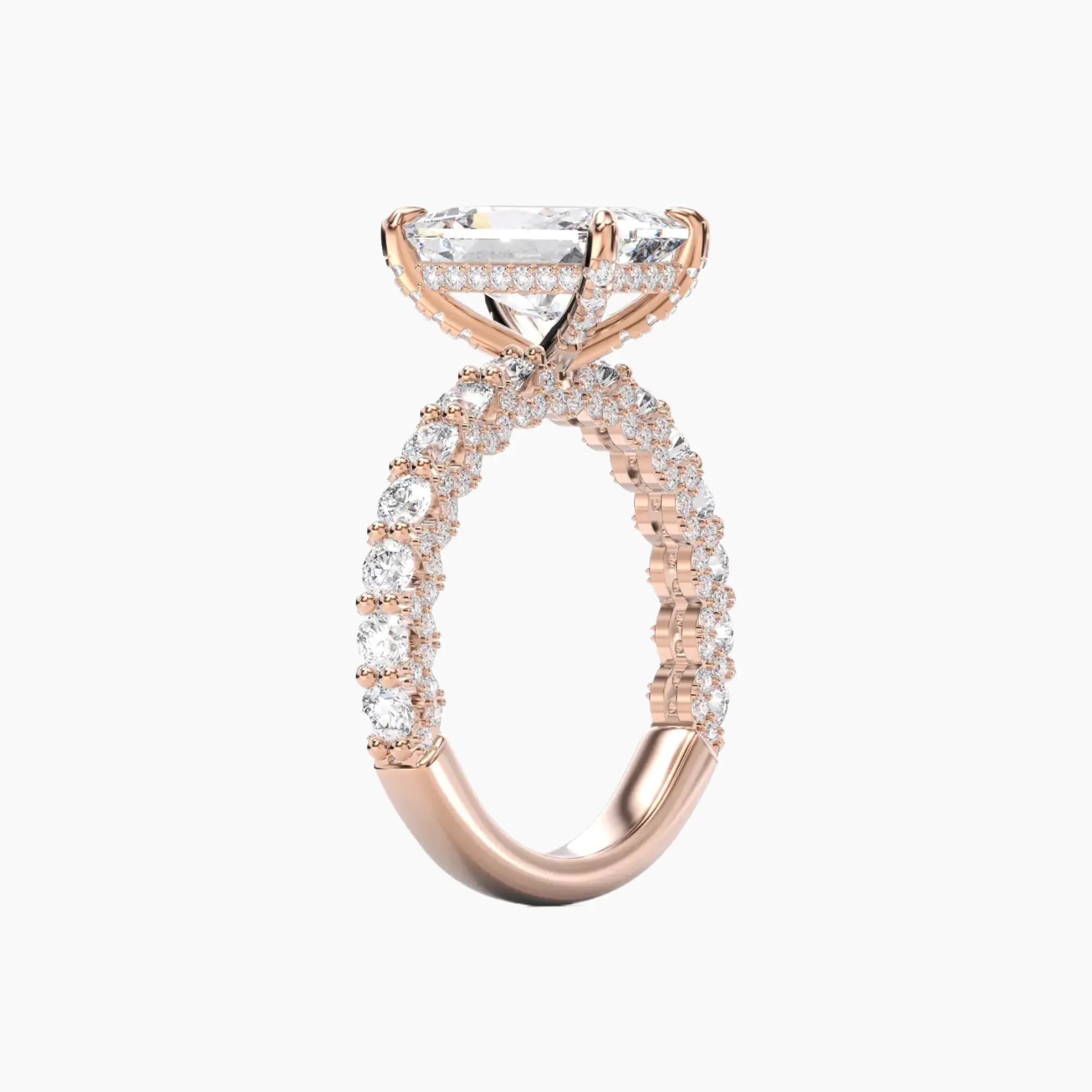 OBSER075 - Lustre Radiant engagement ring setting view 8
