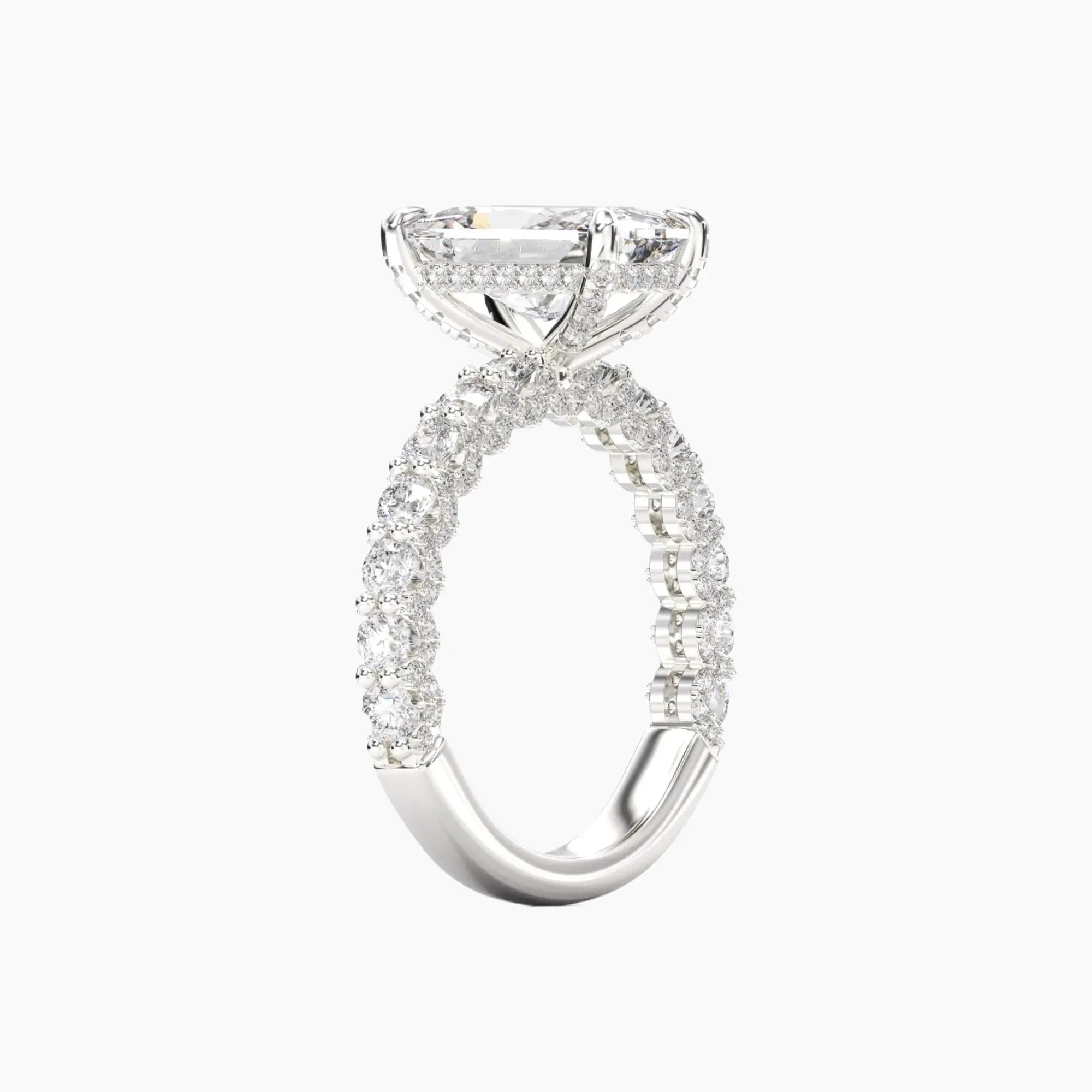 OBSER075 - Lustre Radiant engagement ring setting view 2