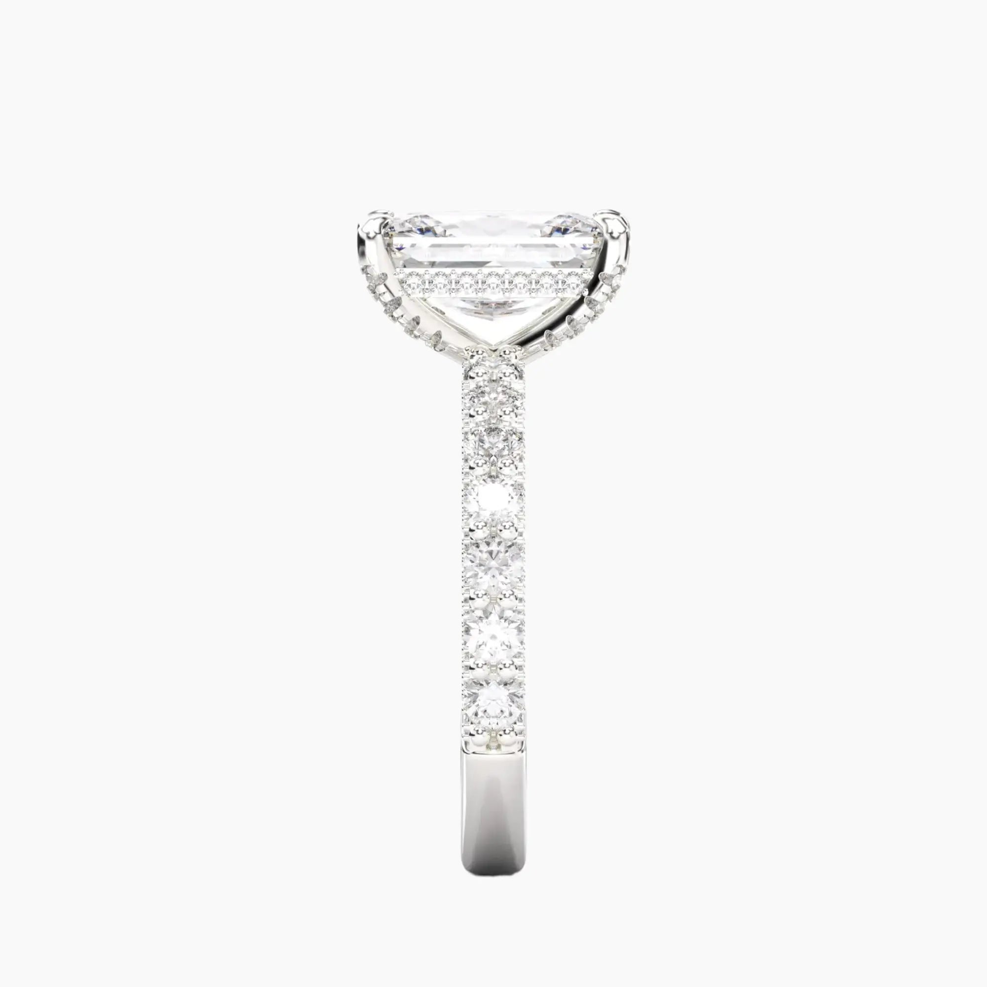 OBSER075 - Lustre Radiant engagement ring setting view 3