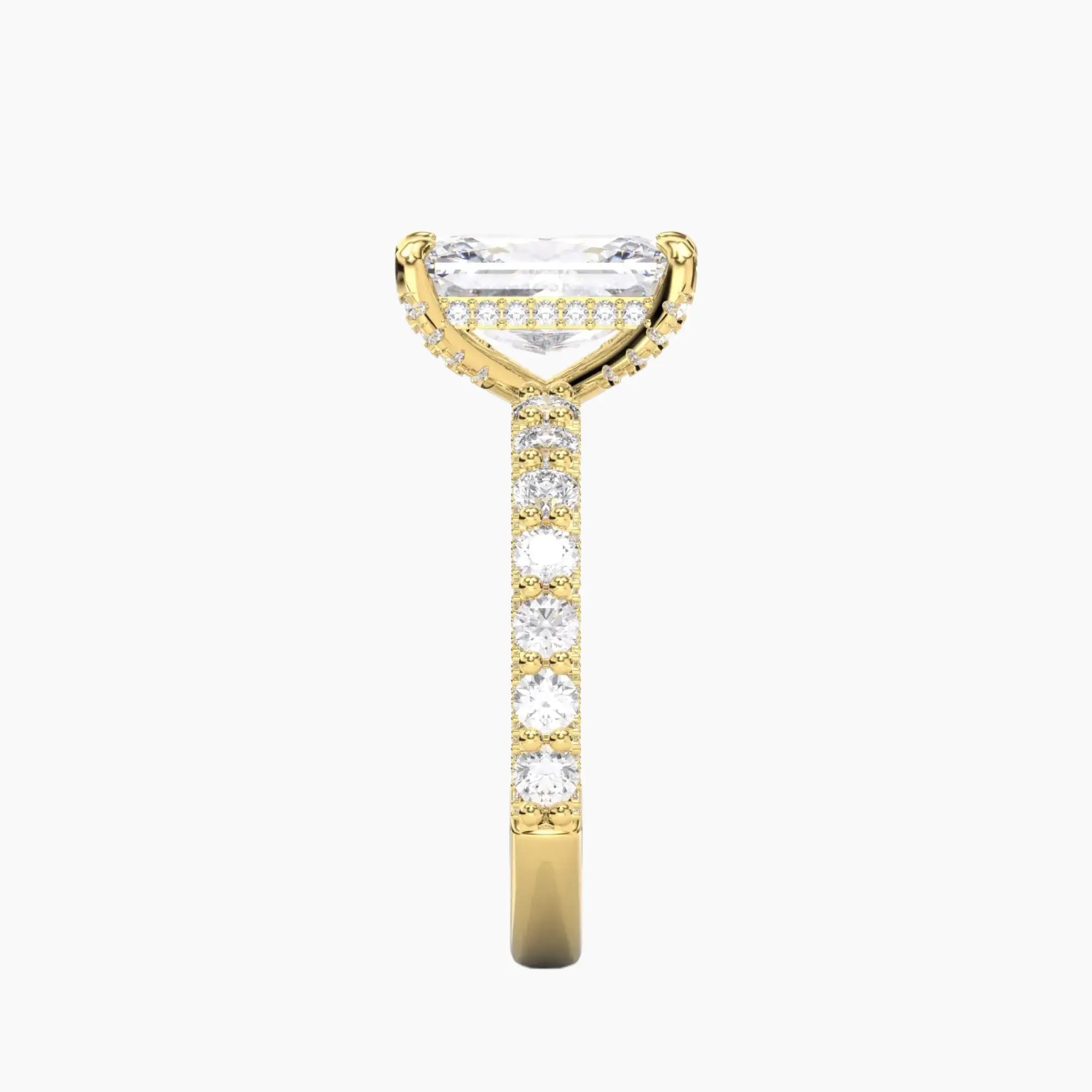 OBSER075 - Lustre Radiant engagement ring setting view 6