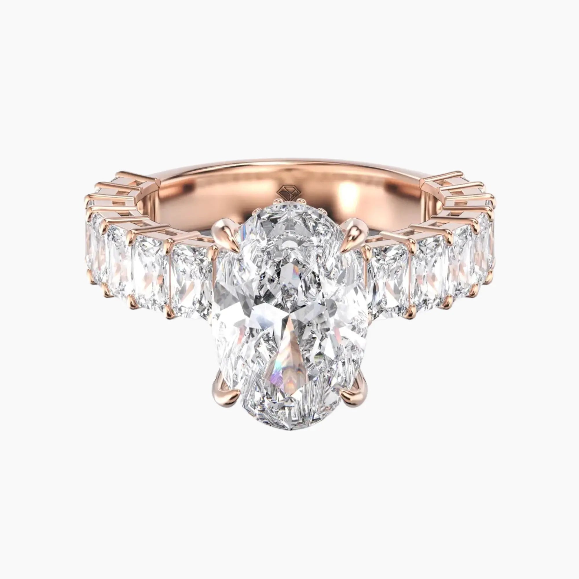 OBSER108 - Petricor Oval engagement ring setting view 7