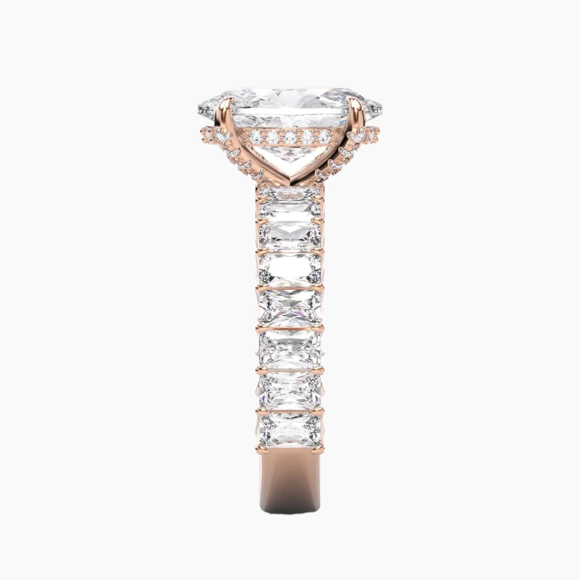 OBSER108 - Petricor Oval engagement ring setting view 9