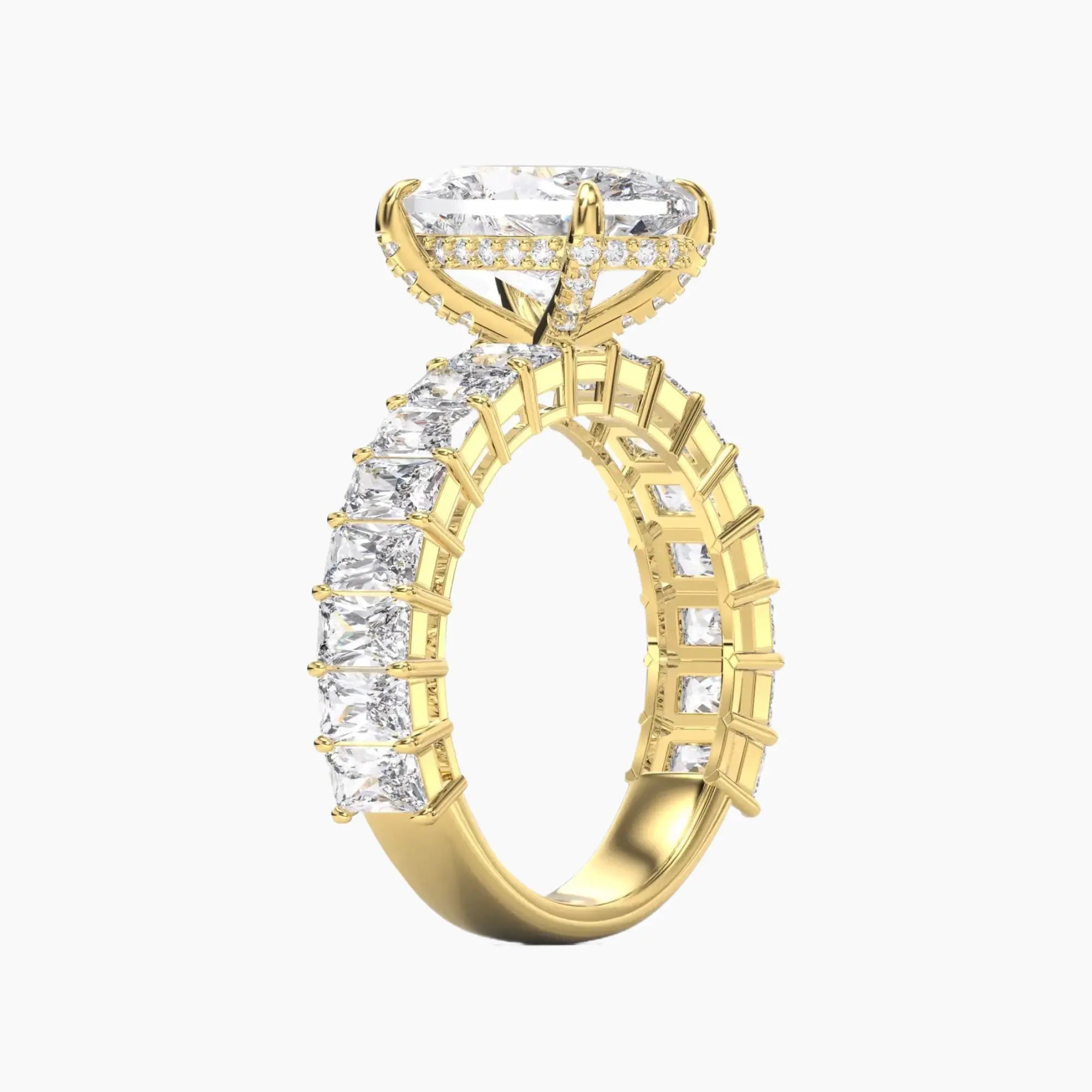 OBSER108 - Petricor Oval engagement ring setting view 5